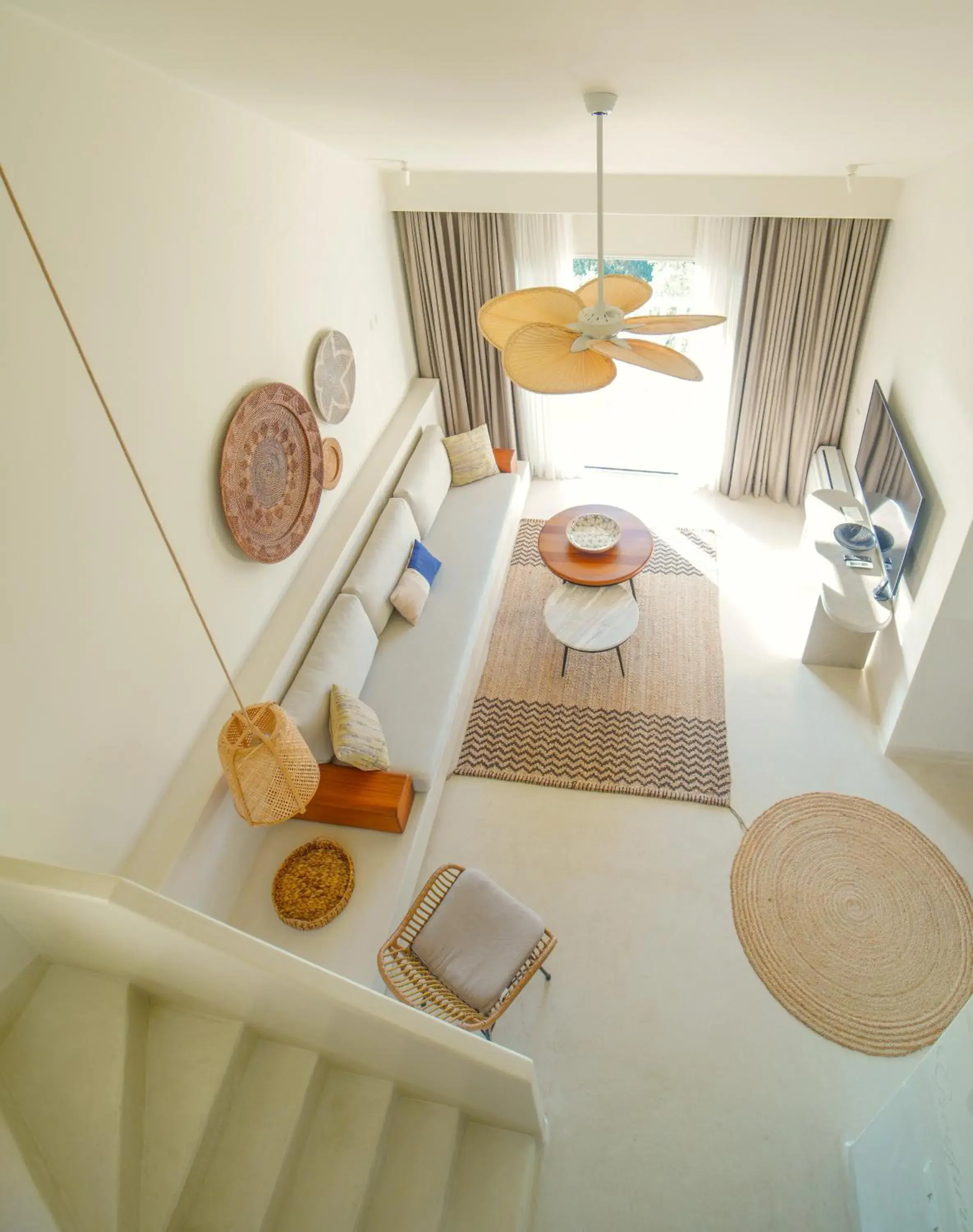 Living room in Pilos Suites Living room in Pilos Suites