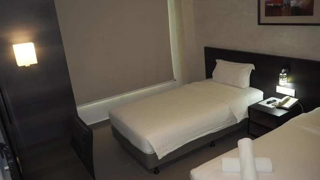 Bed in 906 Hotel Kota Laksamana