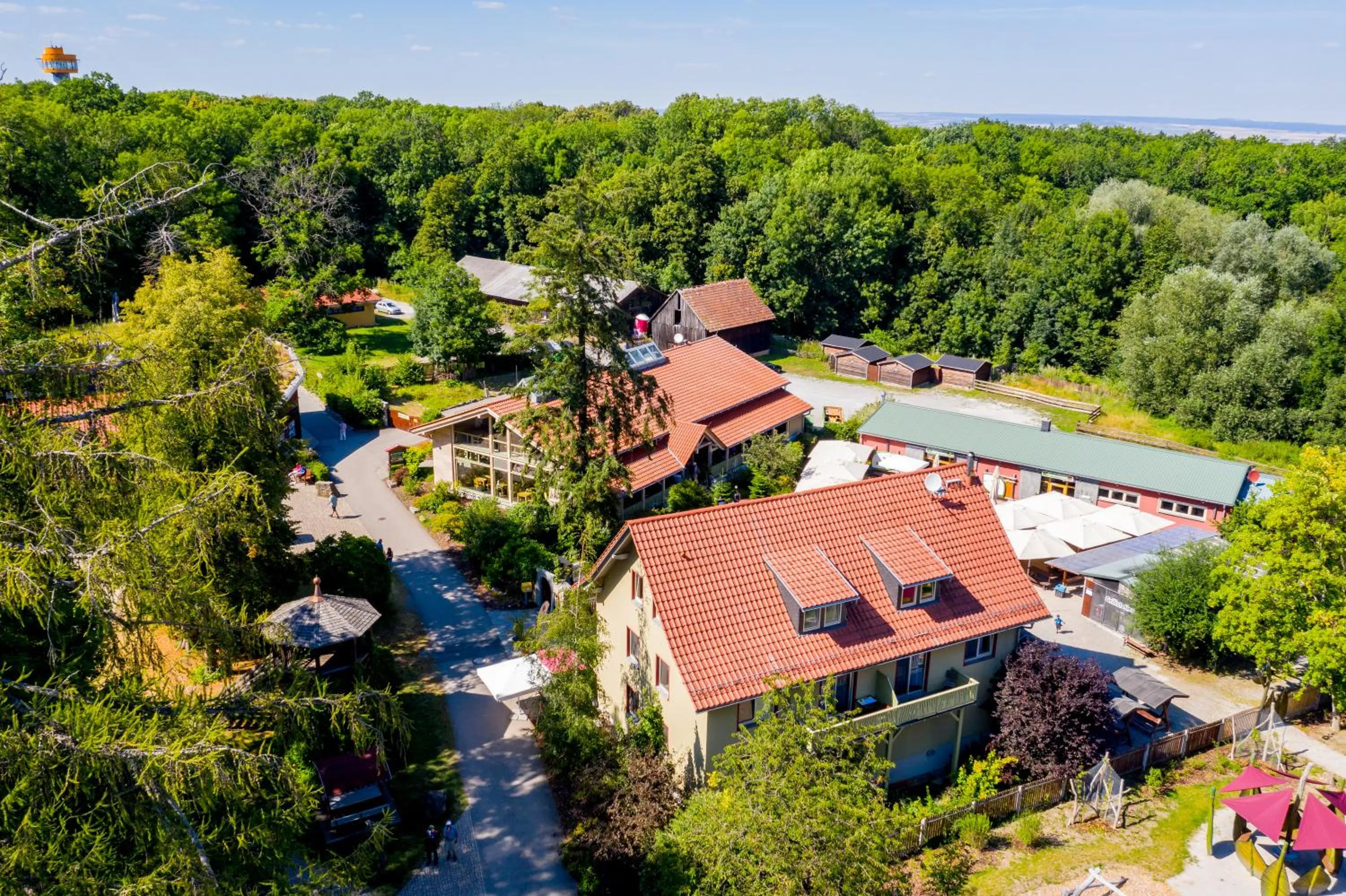 Property building in Forsthaus Thiemsburg im Nationalpark Hainich
