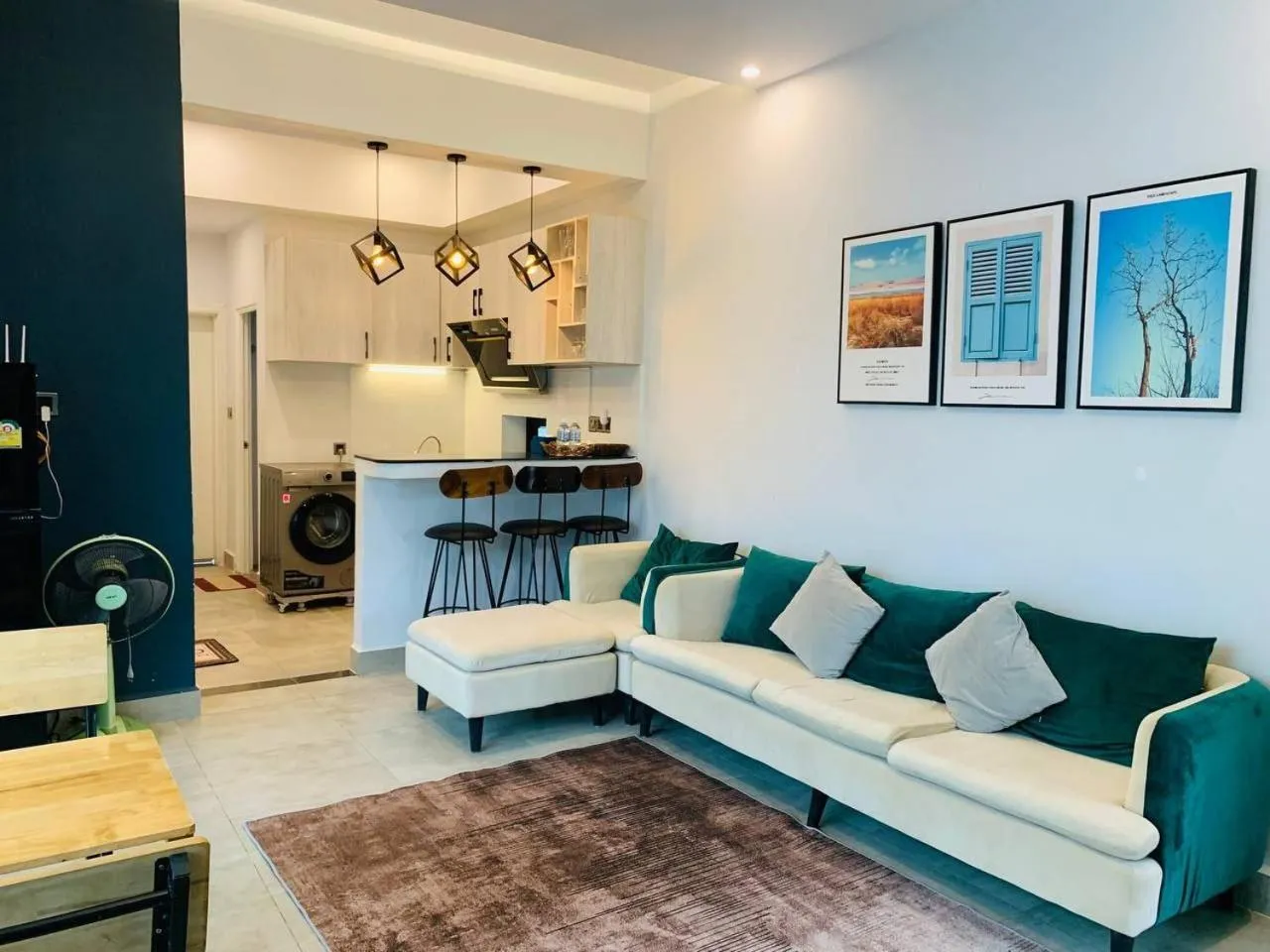 Seating area in Raing Phnom Bungalow