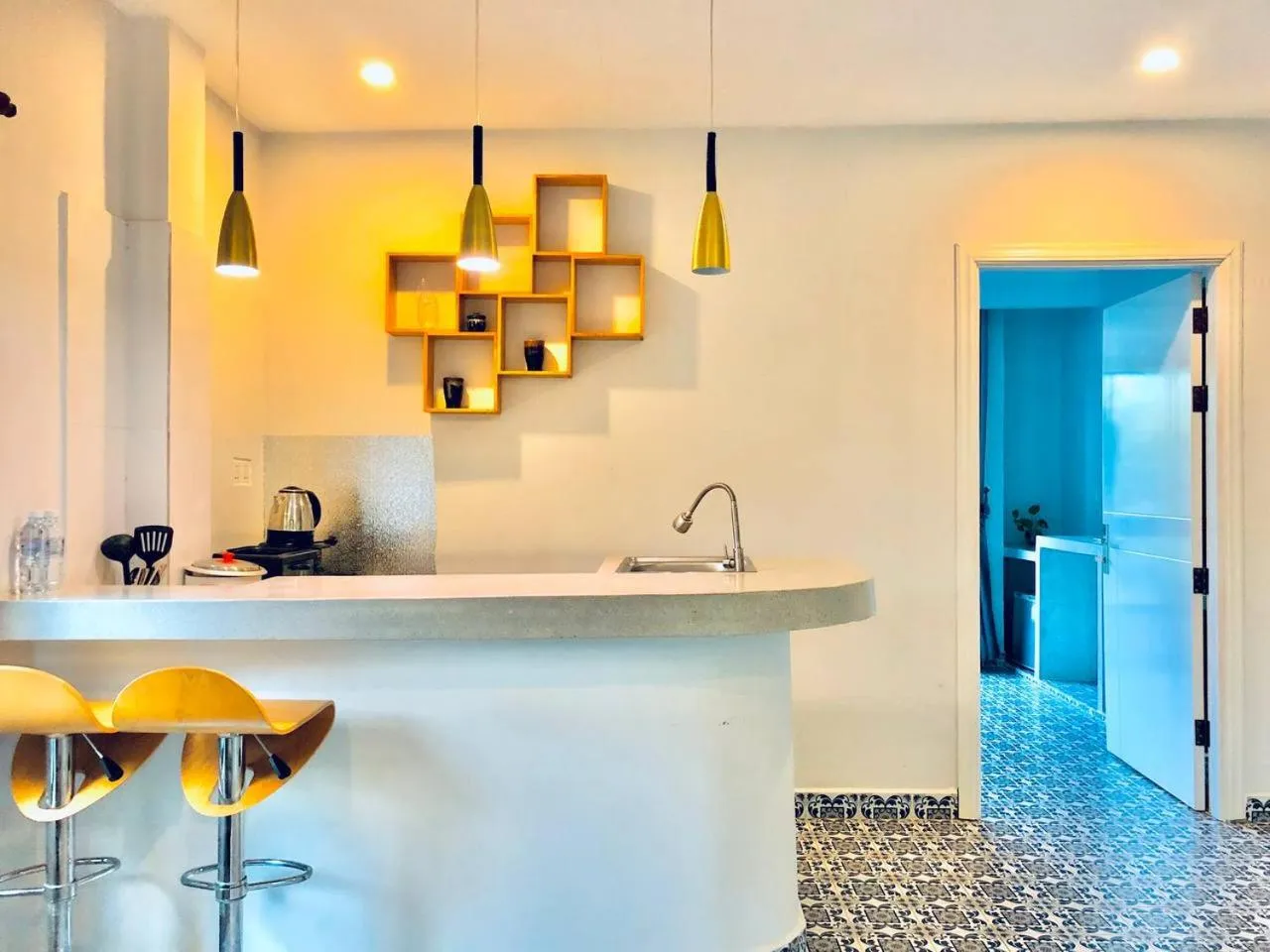 Kitchen or kitchenette in Raing Phnom Bungalow