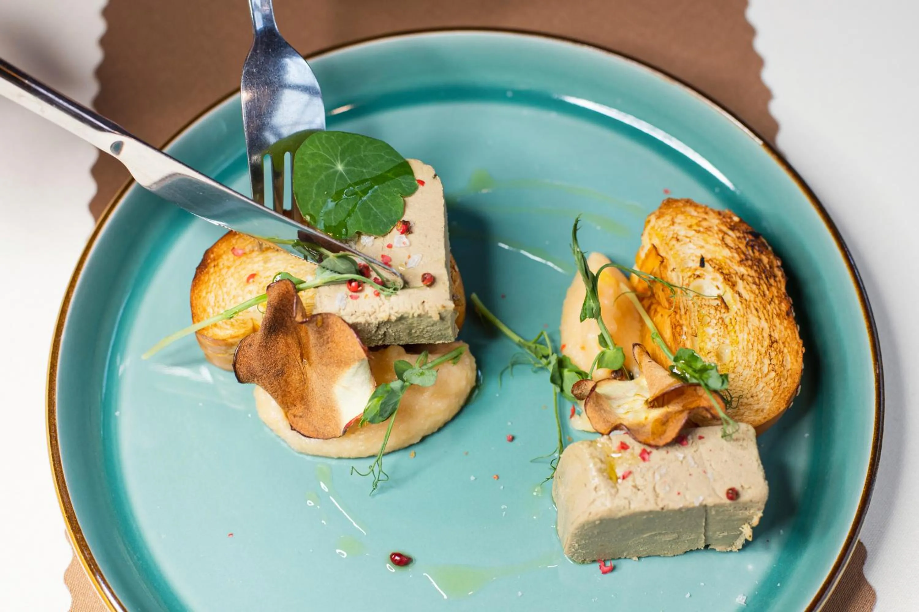 Food close-up in LONDON Boutique hotel & Restaurant