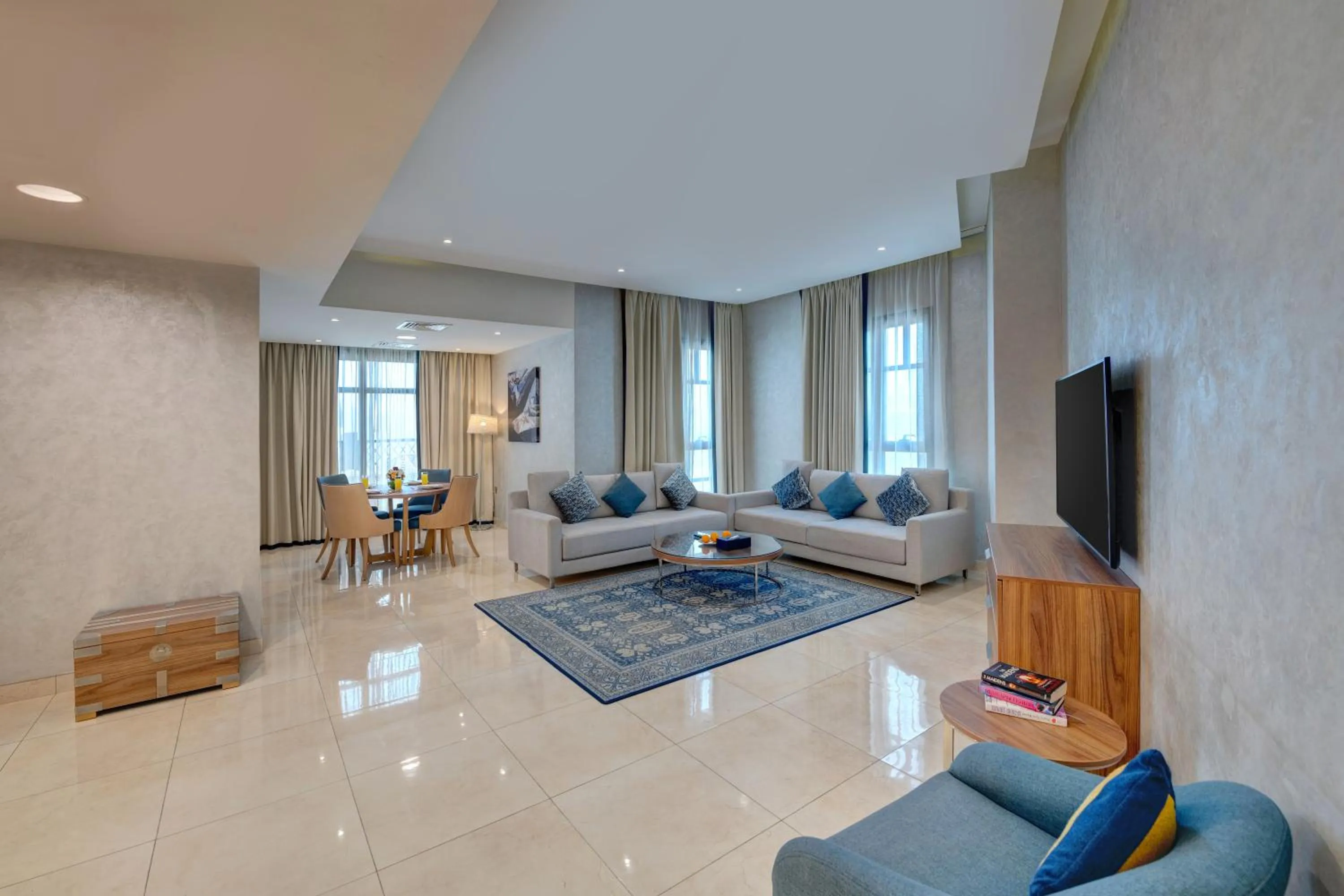 Living room in SUHA Park Hotel Apartments, Waterfront Jaddaf