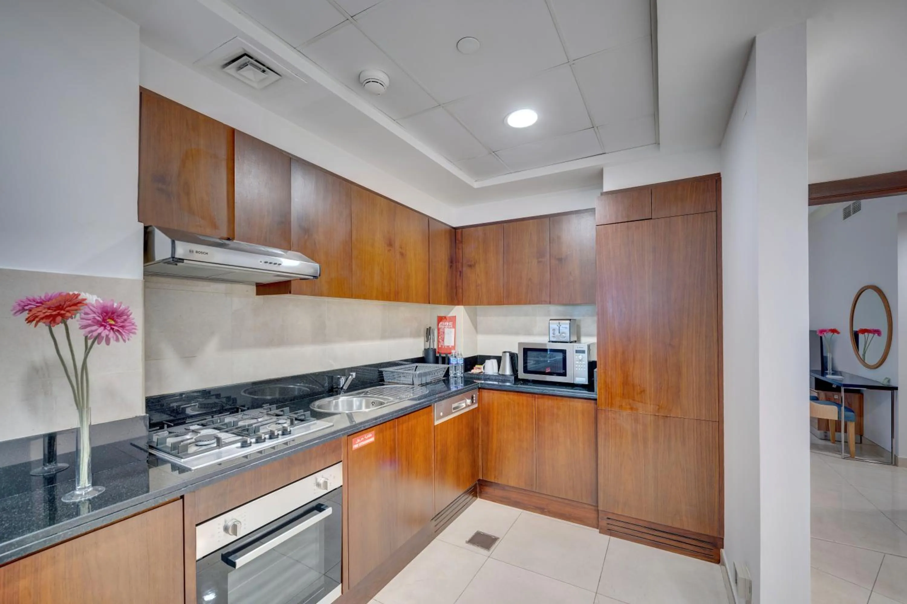 kitchen in SUHA Park Hotel Apartments, Waterfront Jaddaf