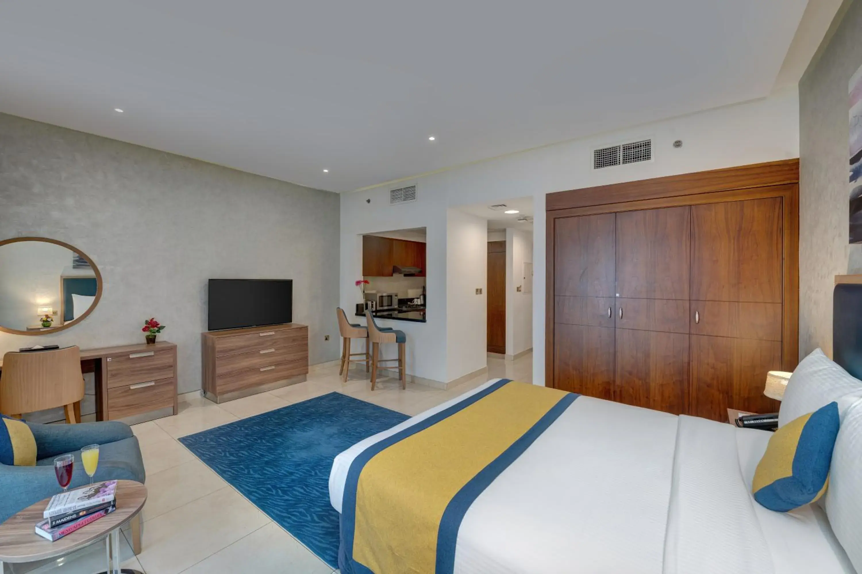 Bed in SUHA Park Hotel Apartments, Waterfront Jaddaf Bed in SUHA Park Hotel Apartments, Waterfront Jaddaf