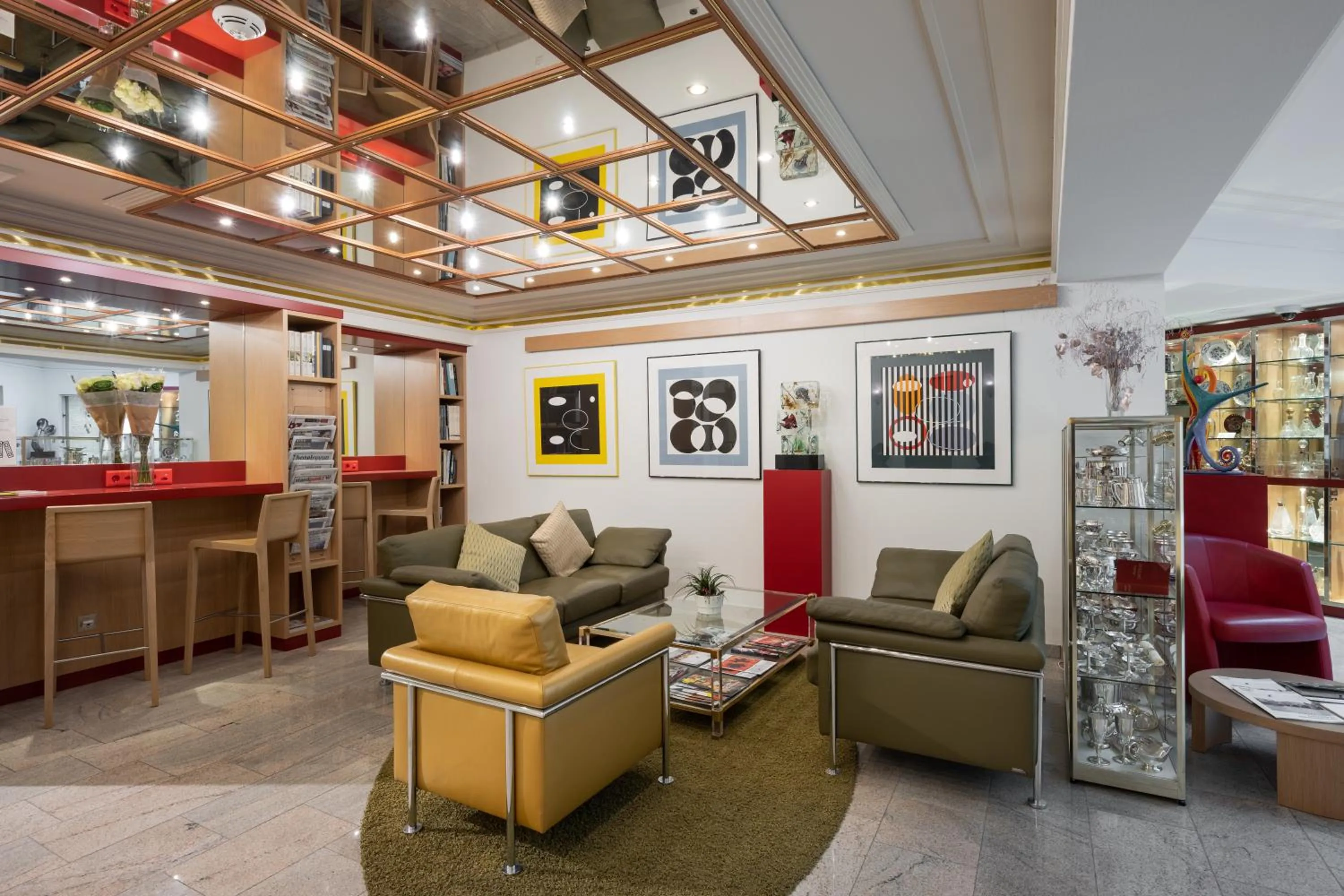 Lounge or bar in GAIA Hotel Basel - the sustainable 4 star hotel