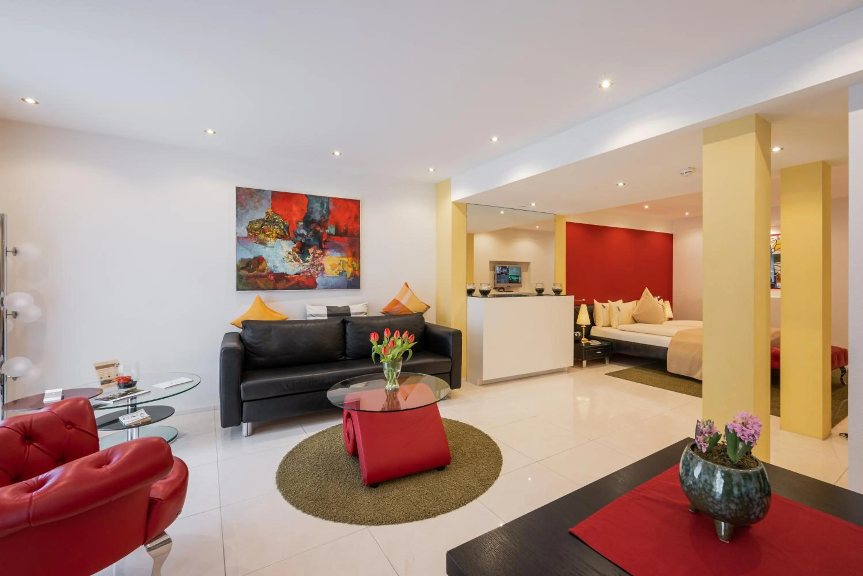 Living room in GAIA Hotel Basel - the sustainable 4 star hotel