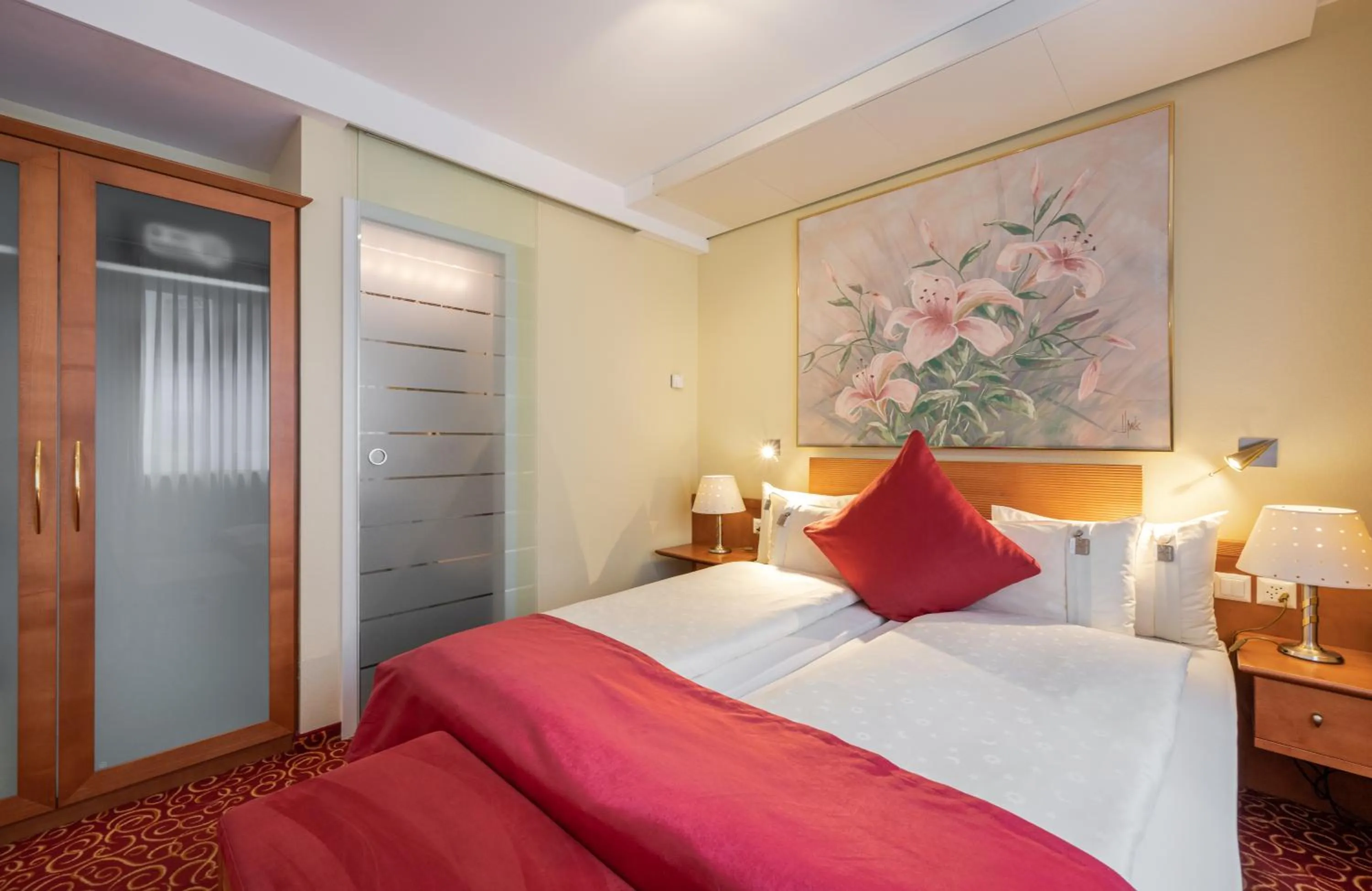 Photo of the whole room, Bed in GAIA Hotel Basel - the sustainable 4 star hotel