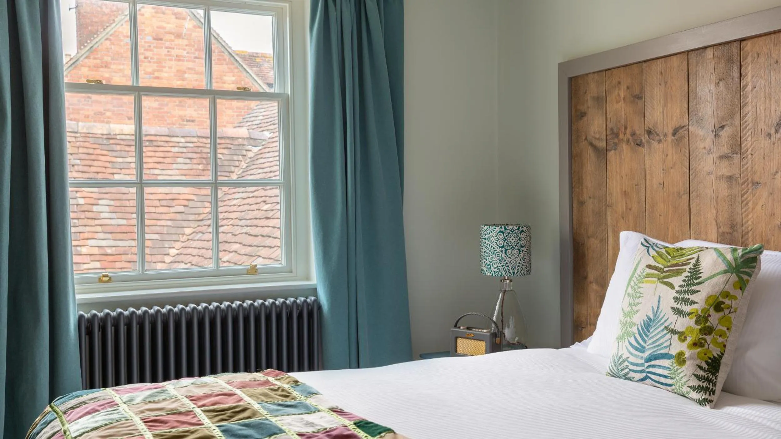 Decorative detail, Bed in The Bear Hotel