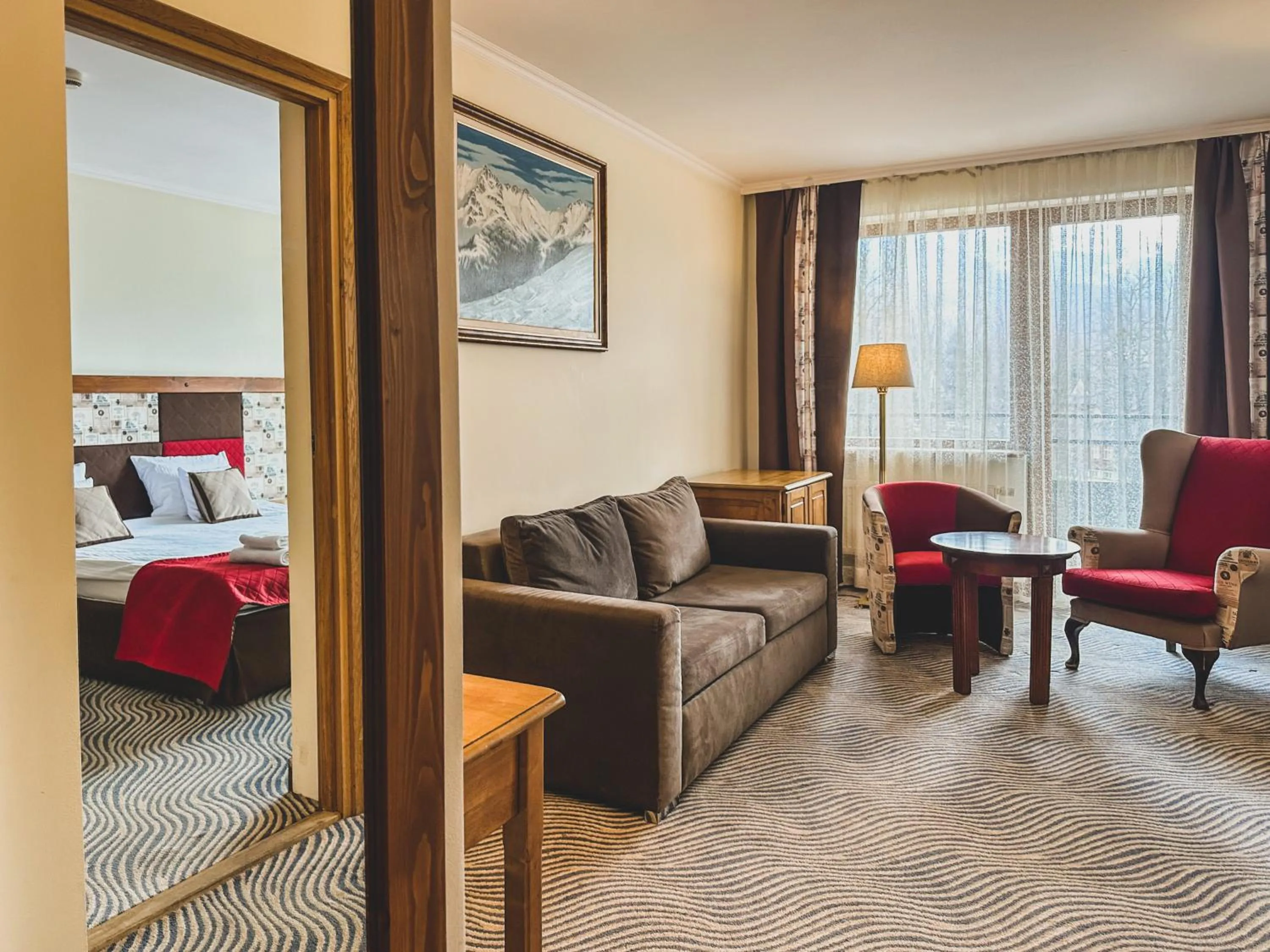 Photo of the whole room, Bed in Krupówki 40