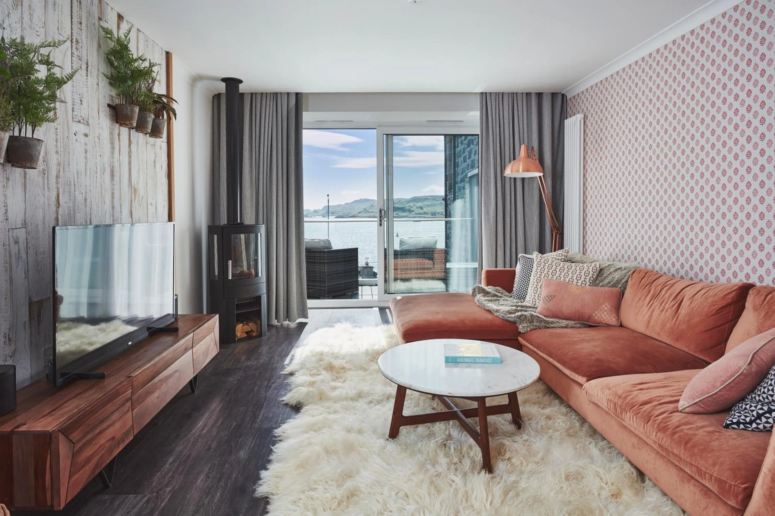 Living room in No.26 By The Sea