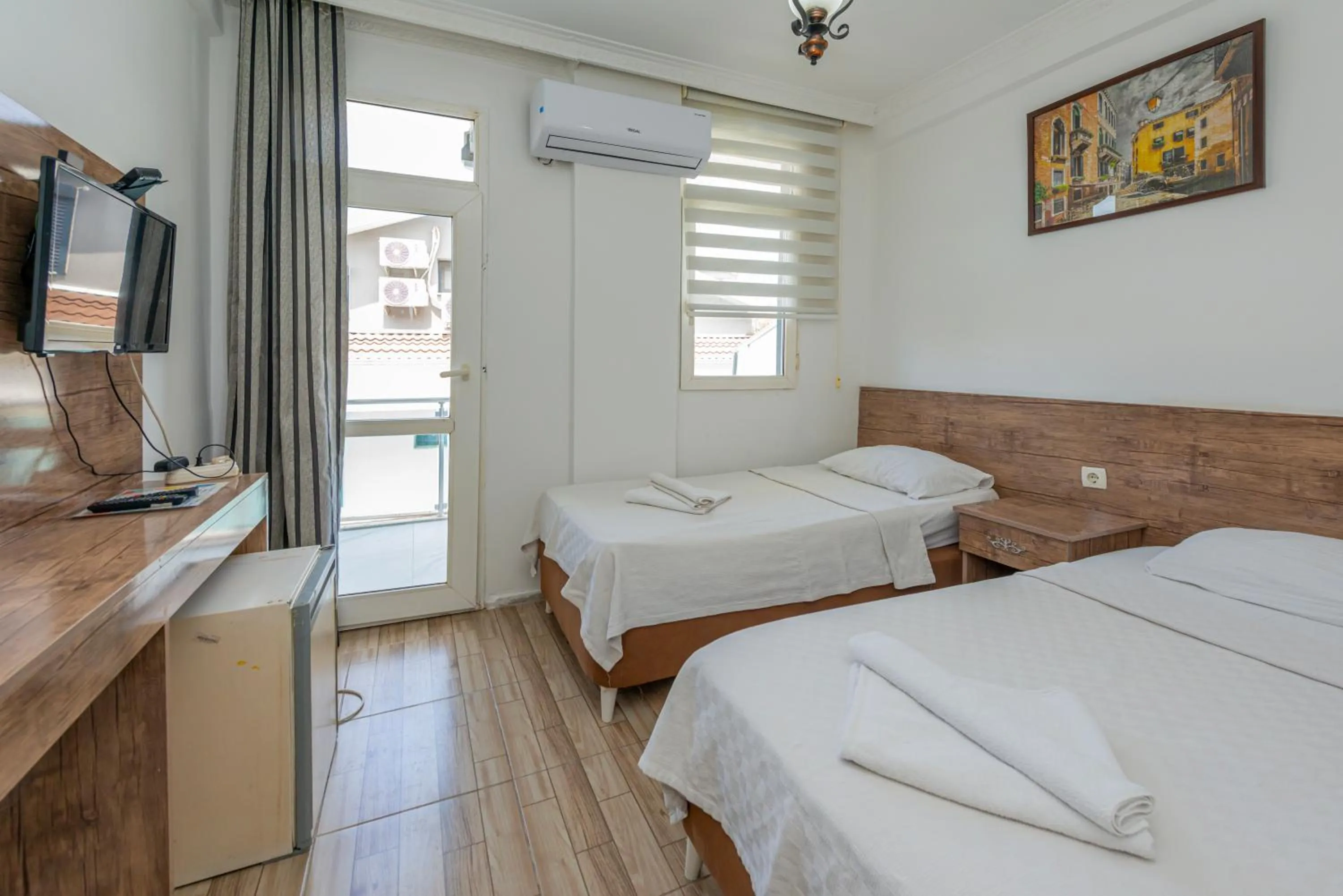 Bed in Aliş Hotel Fethiye