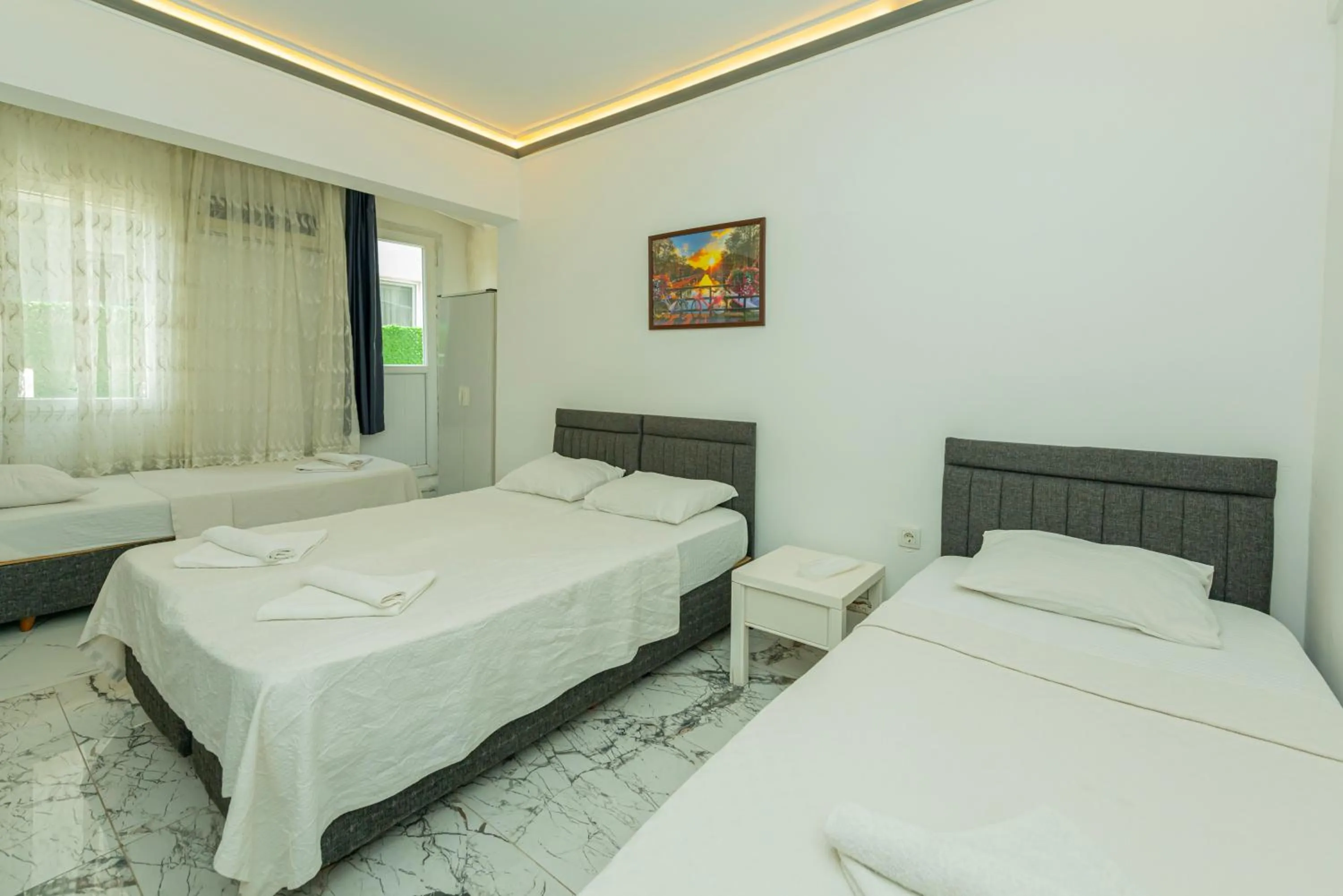 Bed in Aliş Hotel Fethiye