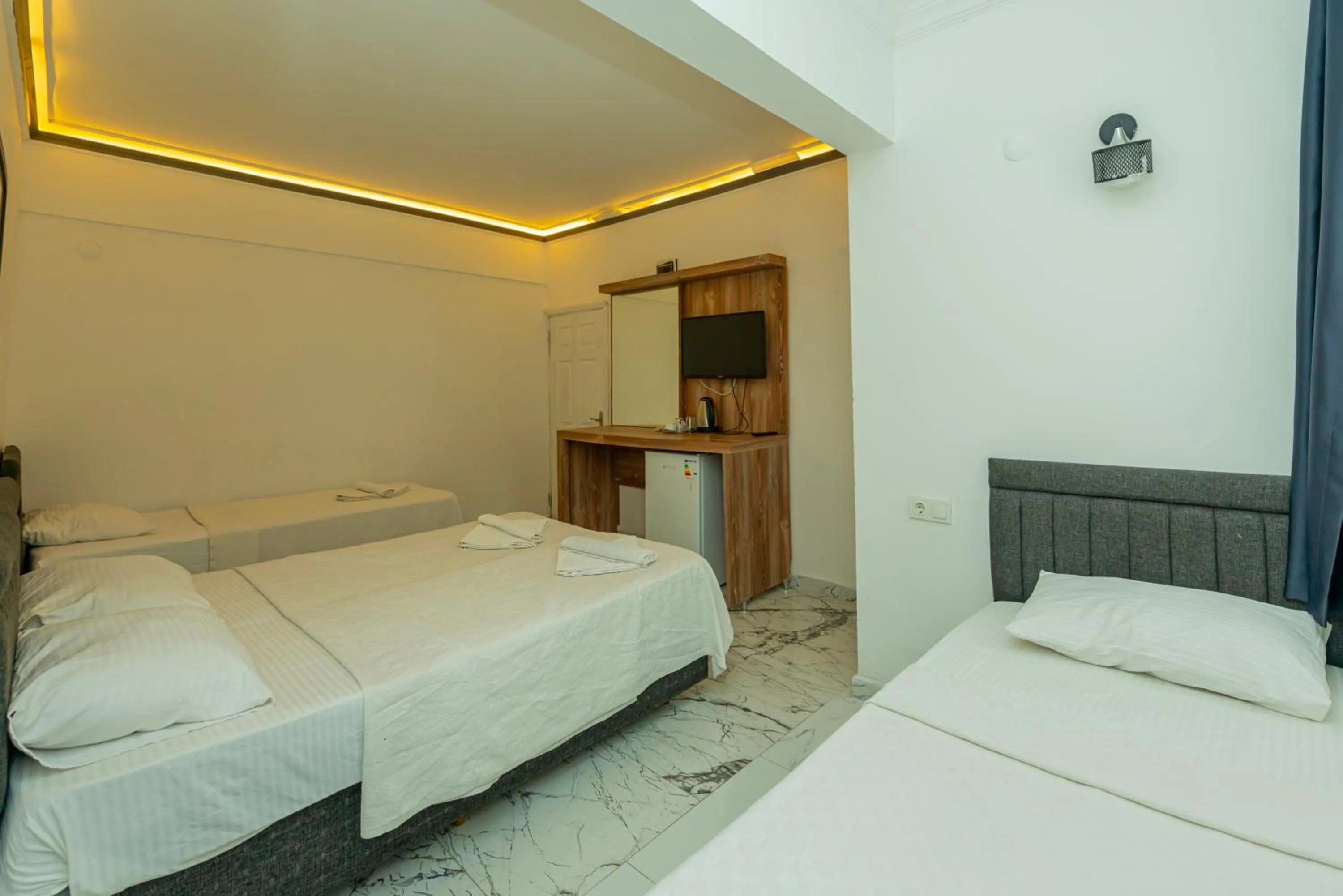 Bed in Aliş Hotel Fethiye