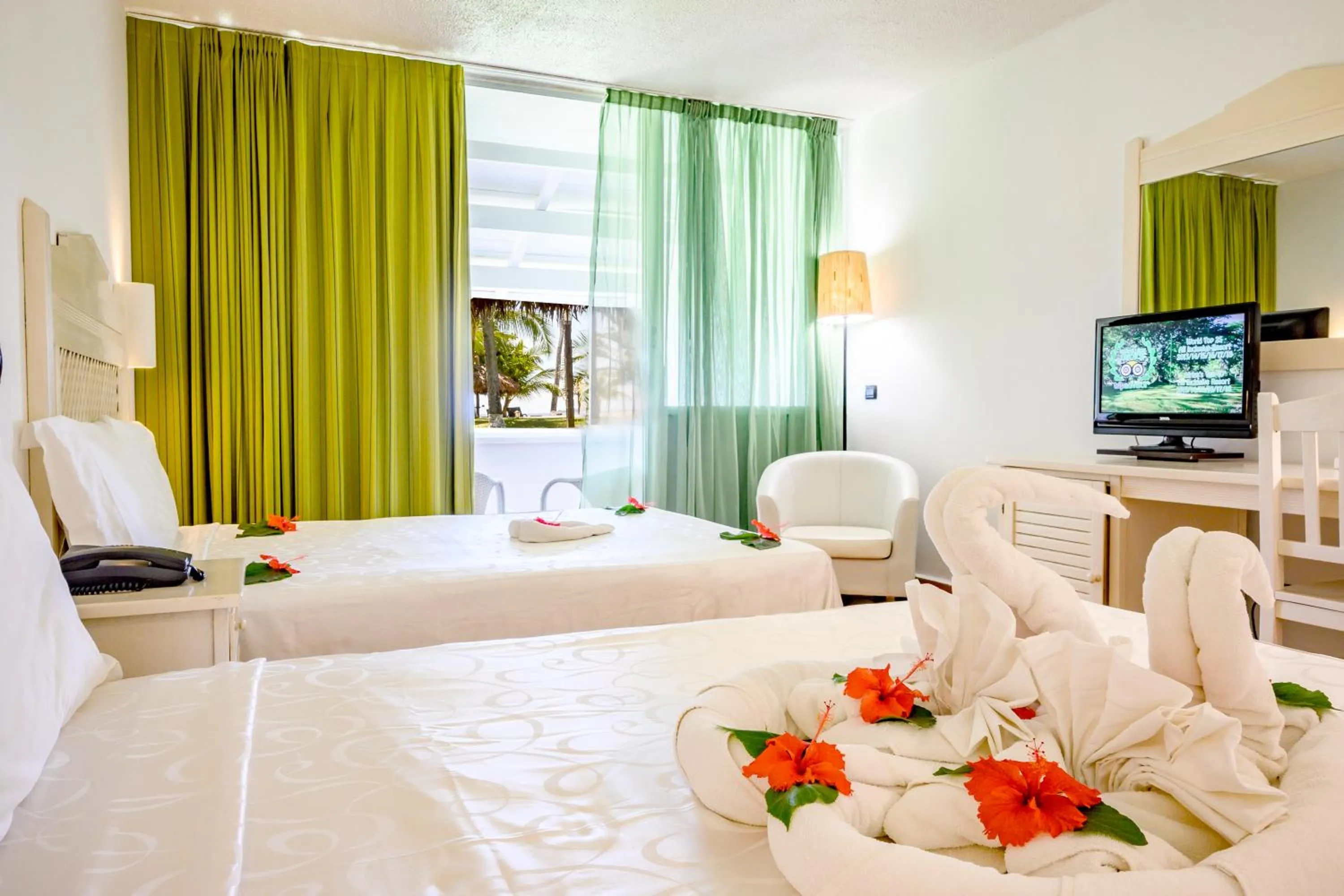 Bed in VOI Andilana Beach Resort