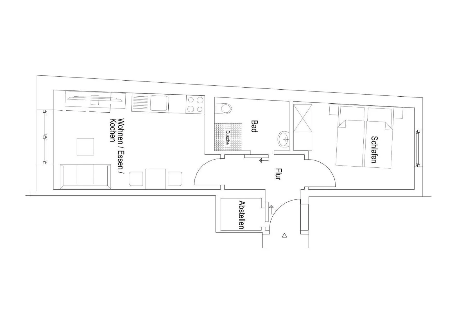 Floor plan in Apart Hotel Lang