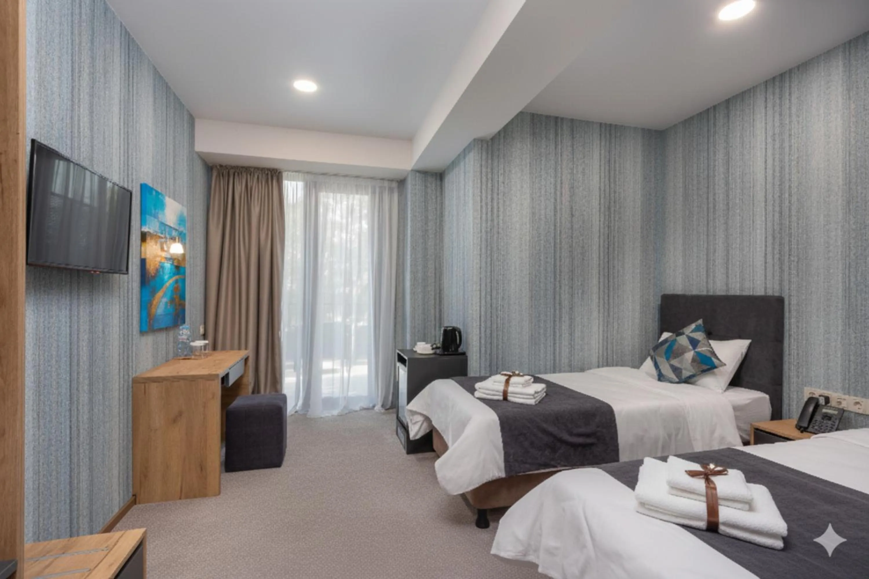 Bed in Brooch Boutique Hotel