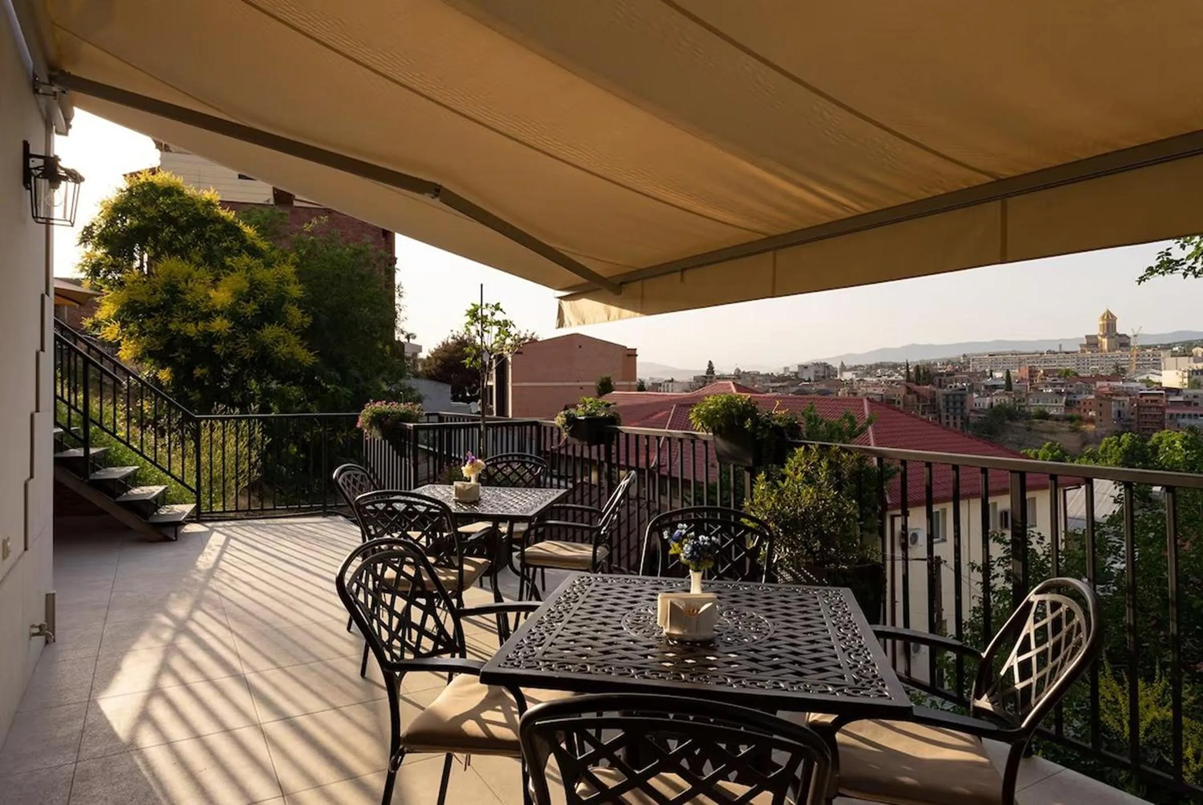 Seating area in Brooch Boutique Hotel