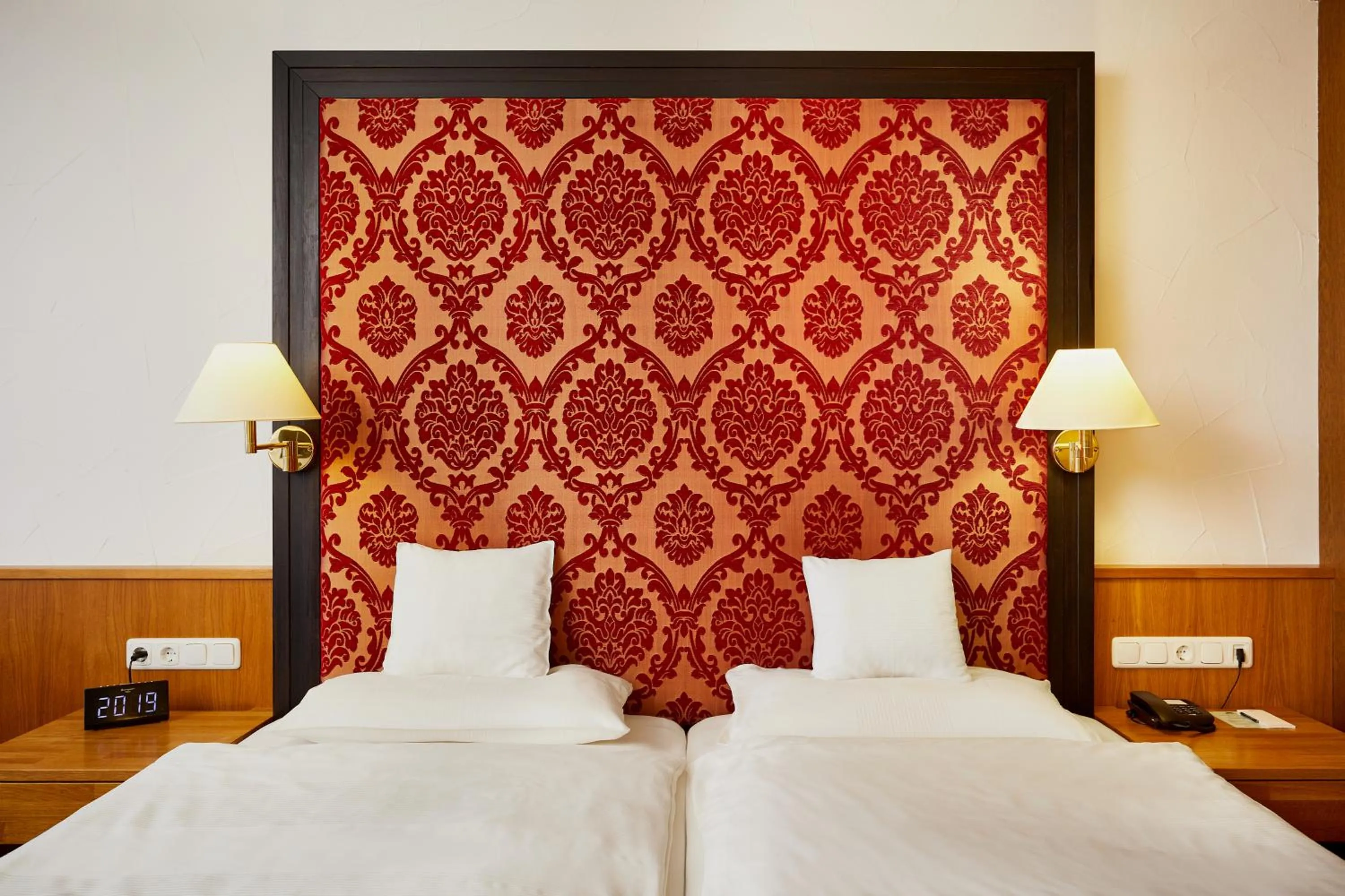 Decorative detail, Bed in Hotel Prinz-Luitpold-Bad