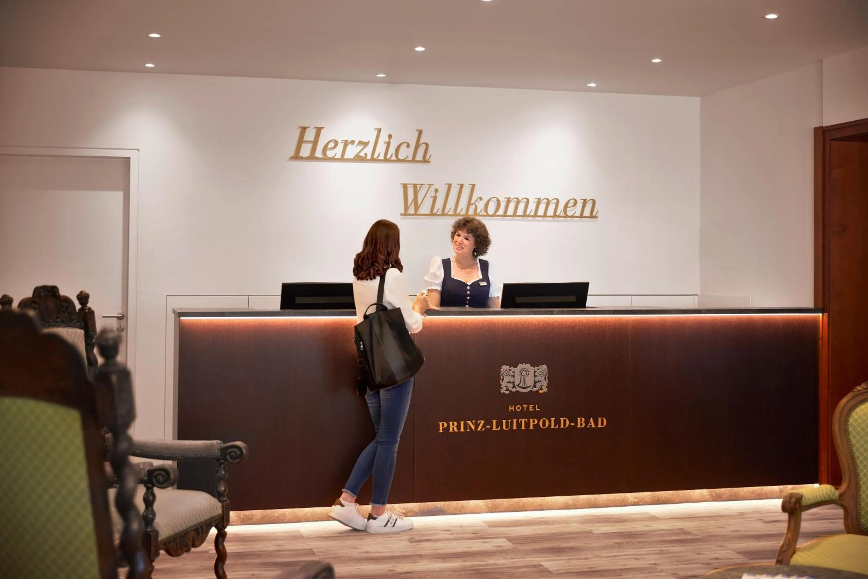Lobby or reception in Hotel Prinz-Luitpold-Bad