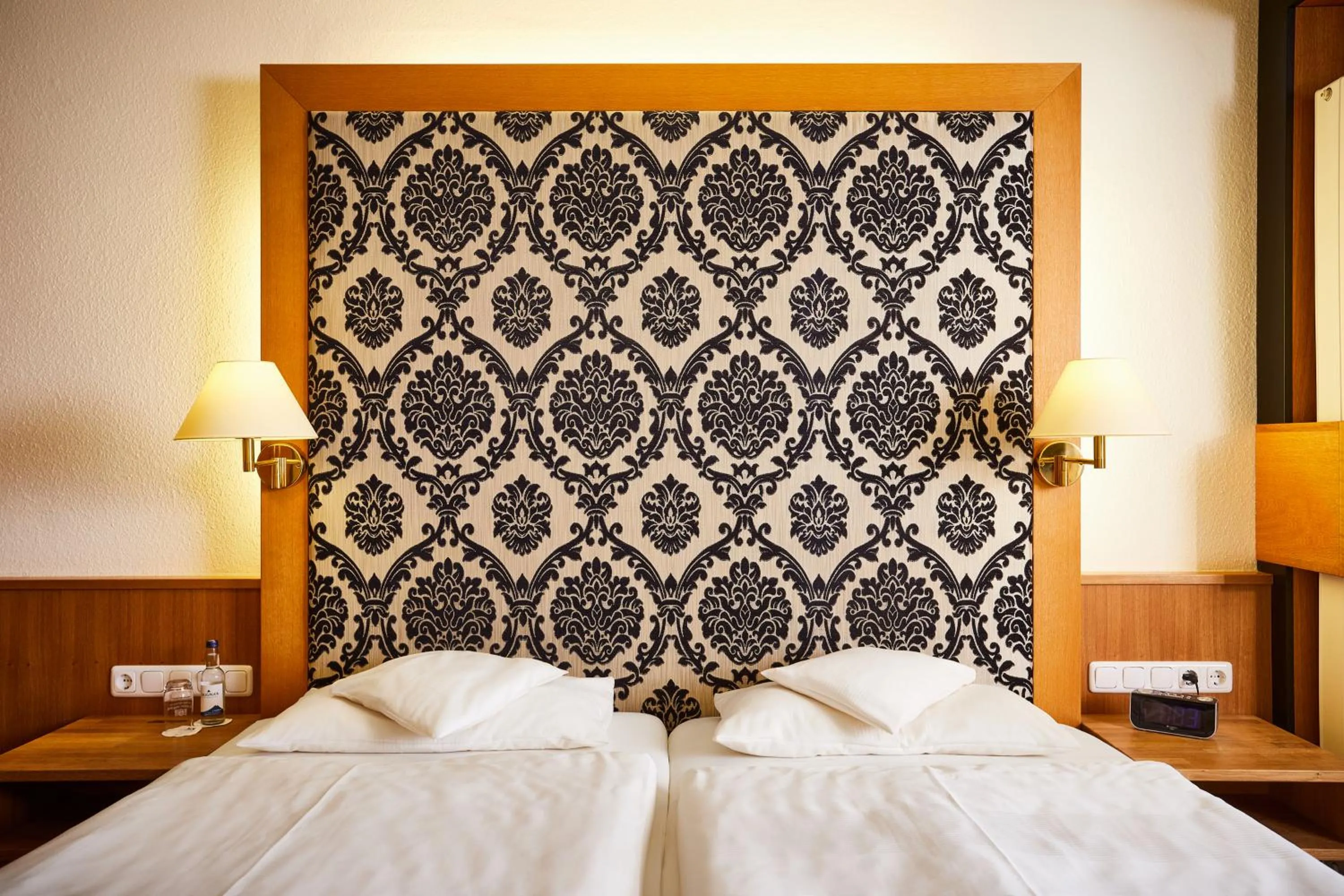 Decorative detail, Bed in Hotel Prinz-Luitpold-Bad