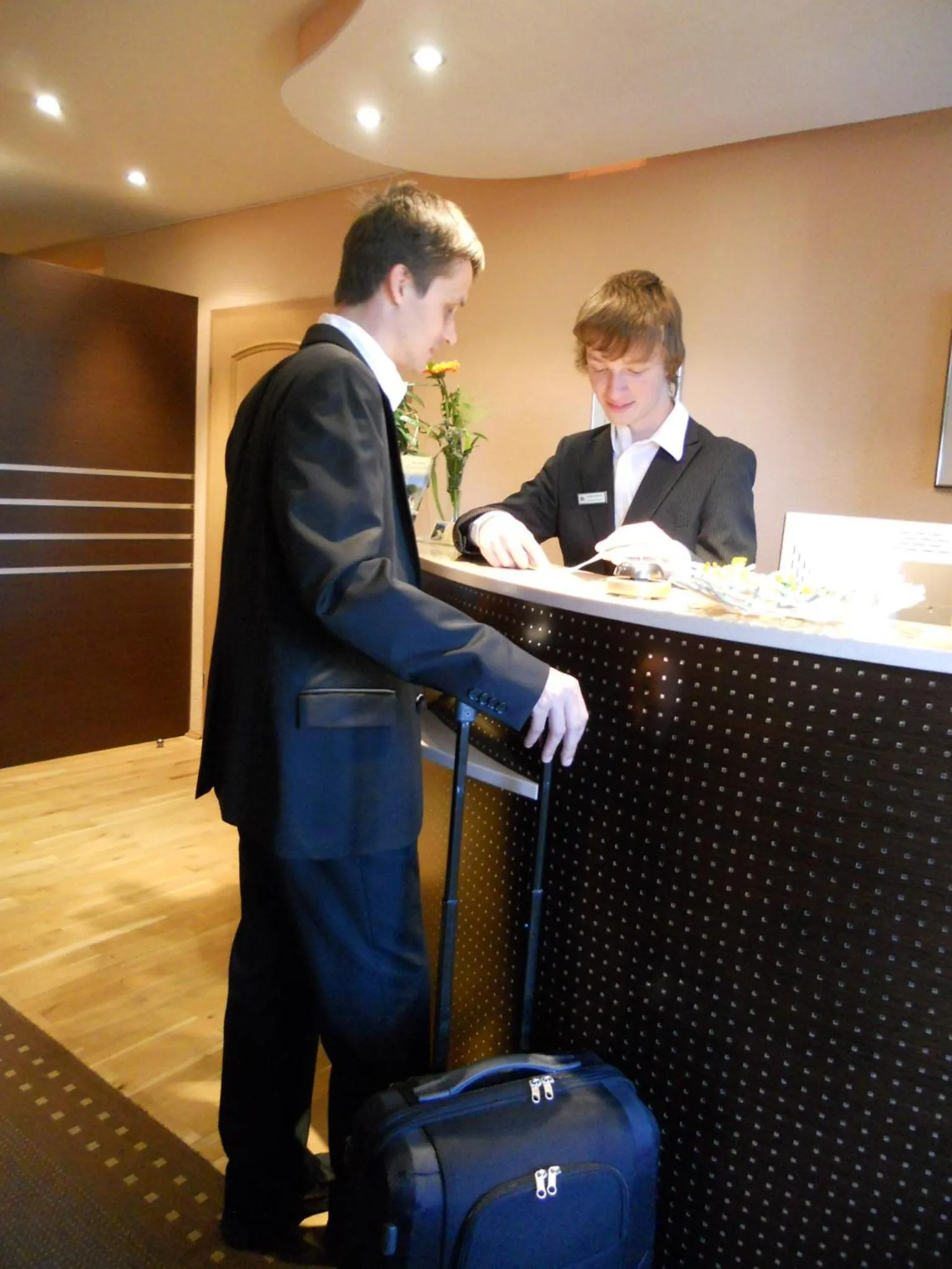 Lobby or reception in Hotel Restaurant Zwergschlösschen