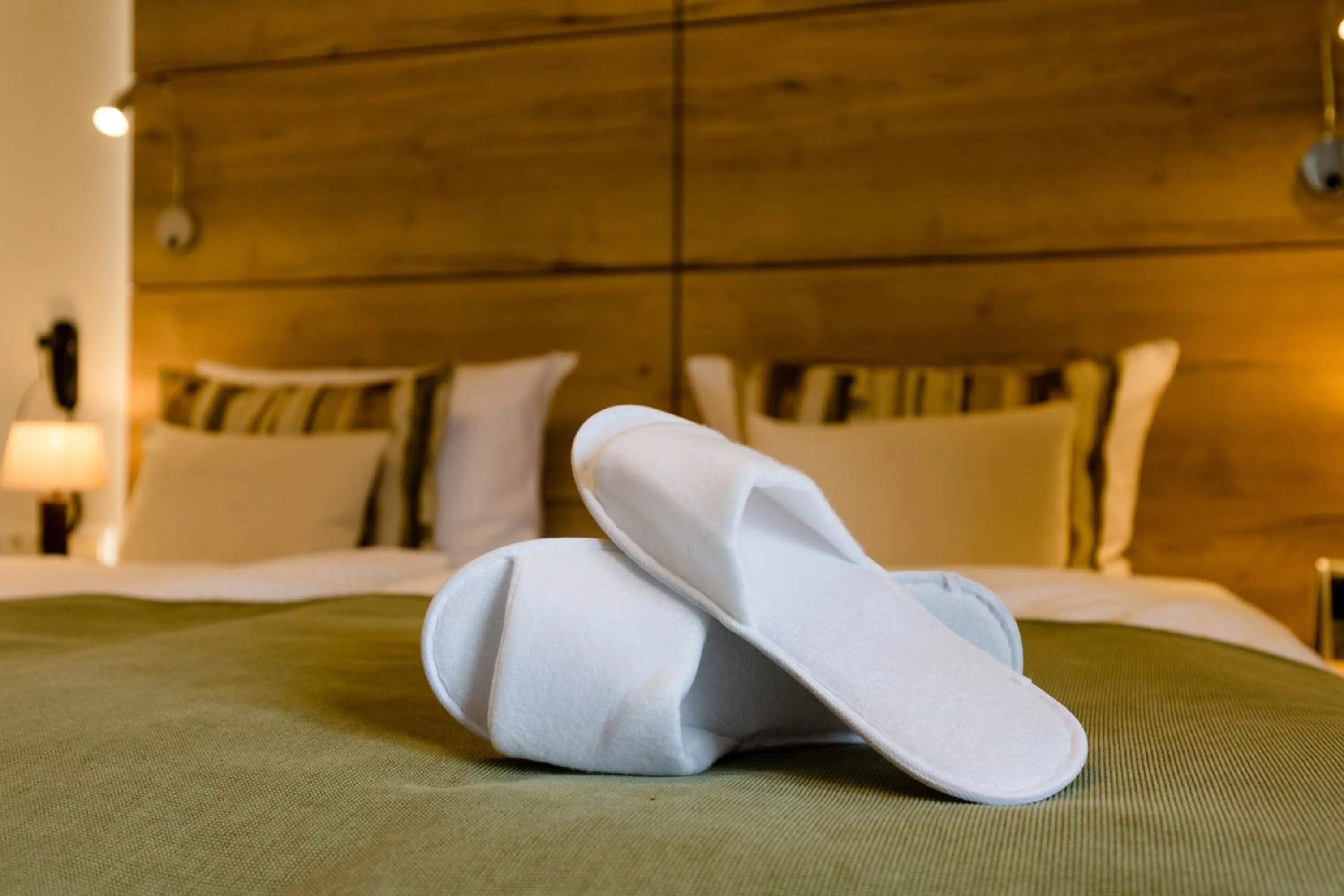 Decorative detail, Bed in Hotel Restaurant Zwergschlösschen