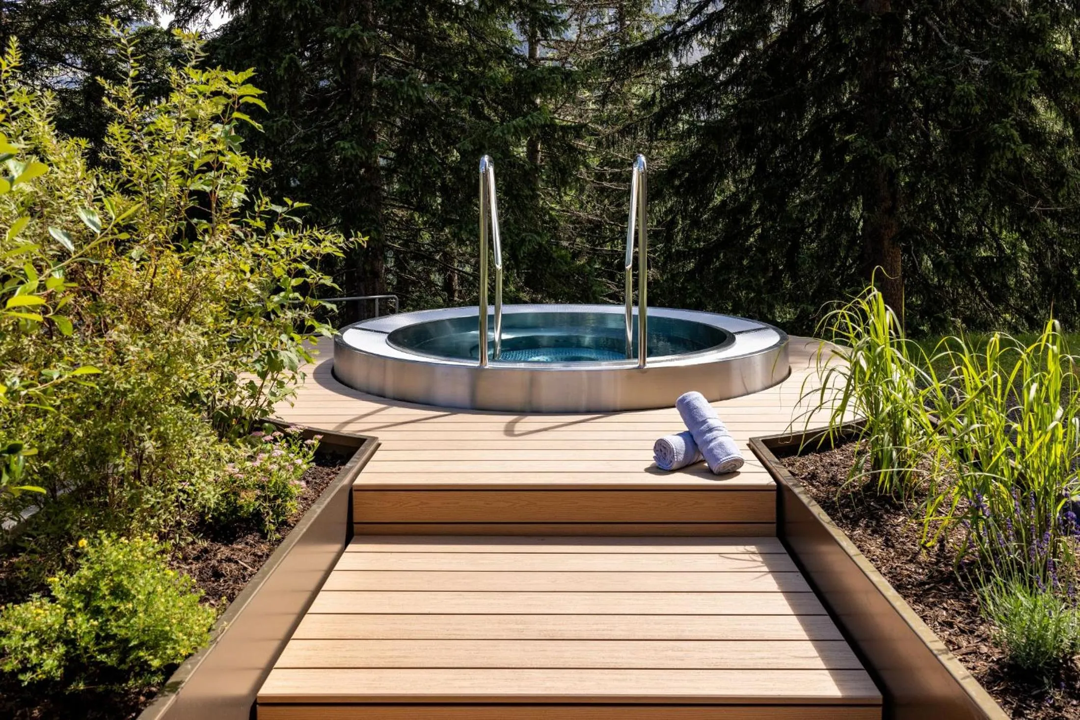 Hot Tub in Blatter's Arosa Hotel & Bella Vista SPA