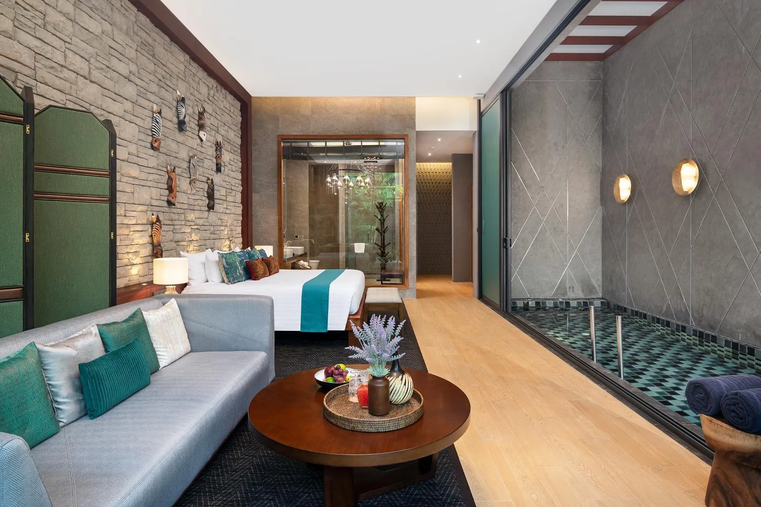 Balcony/Terrace in The Gems Mining Pool Villas Pattaya