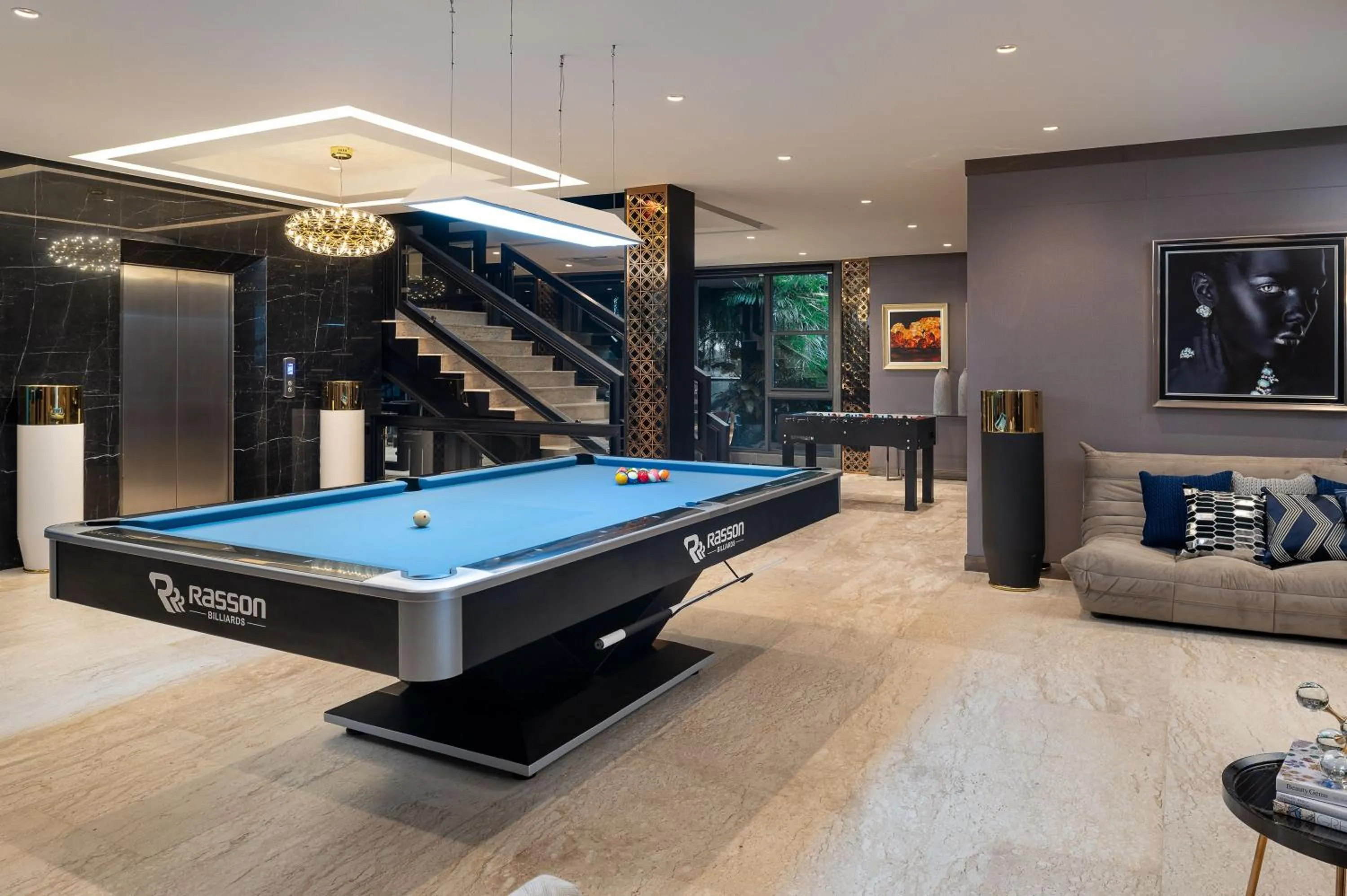 Game Room in The Gems Mining Pool Villas Pattaya