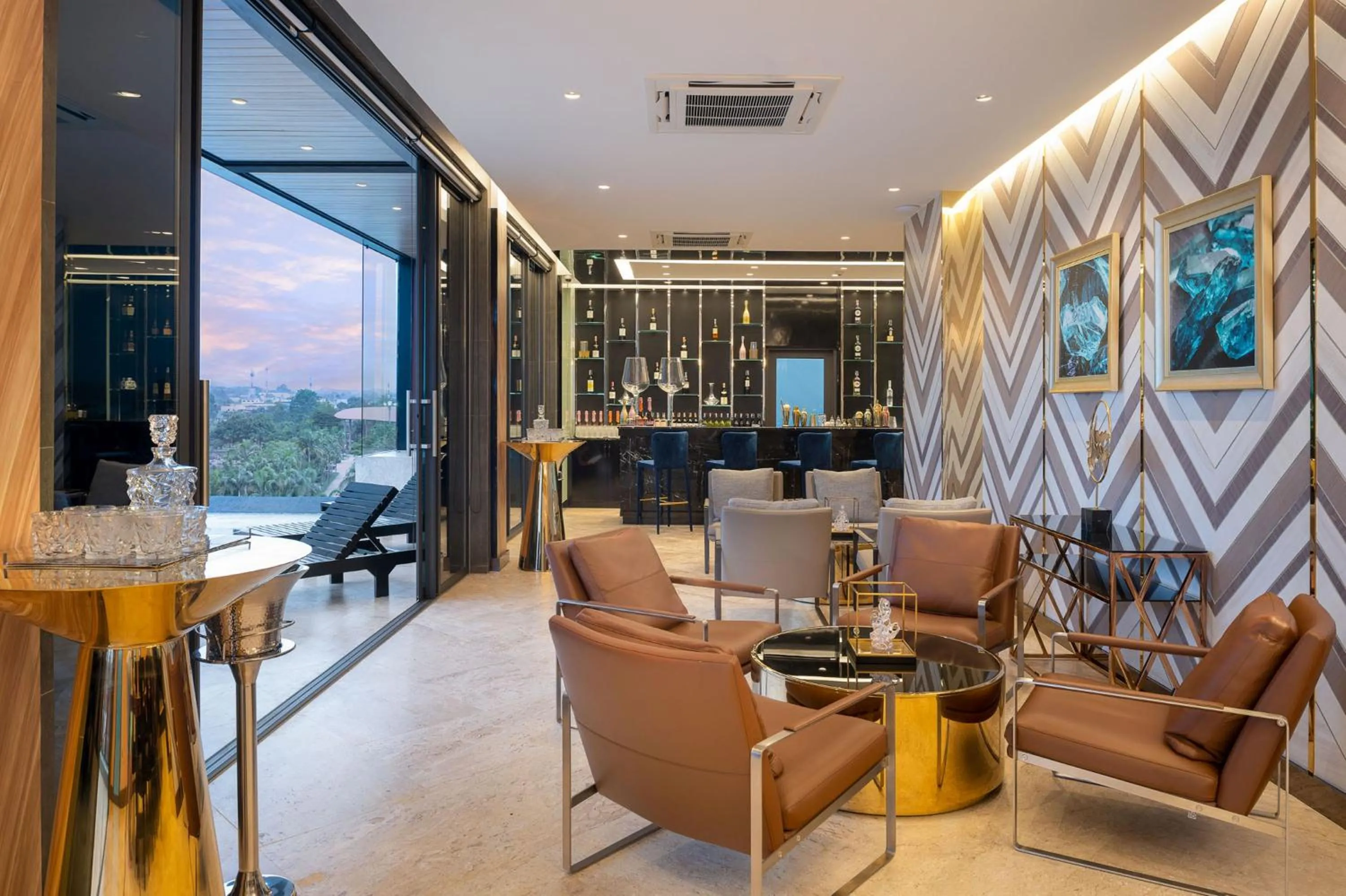 Living room in The Gems Mining Pool Villas Pattaya