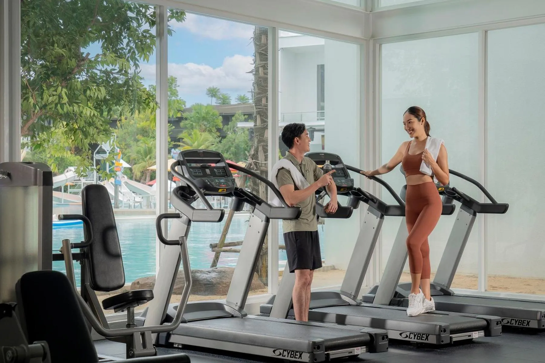 Fitness centre/facilities in The Gems Mining Pool Villas Pattaya