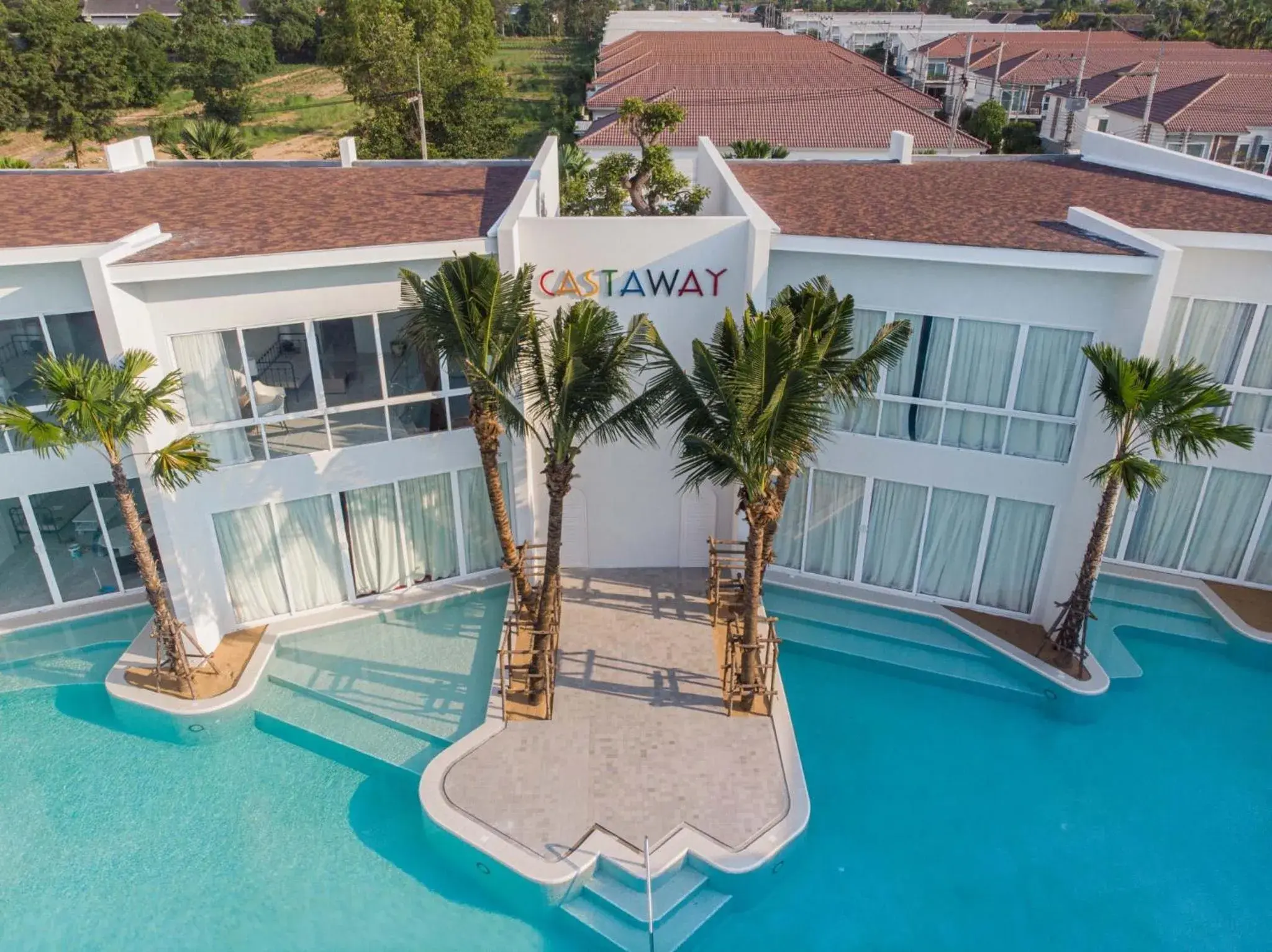 Swimming pool in The Gems Mining Pool Villas Pattaya Swimming pool in The Gems Mining Pool Villas Pattaya