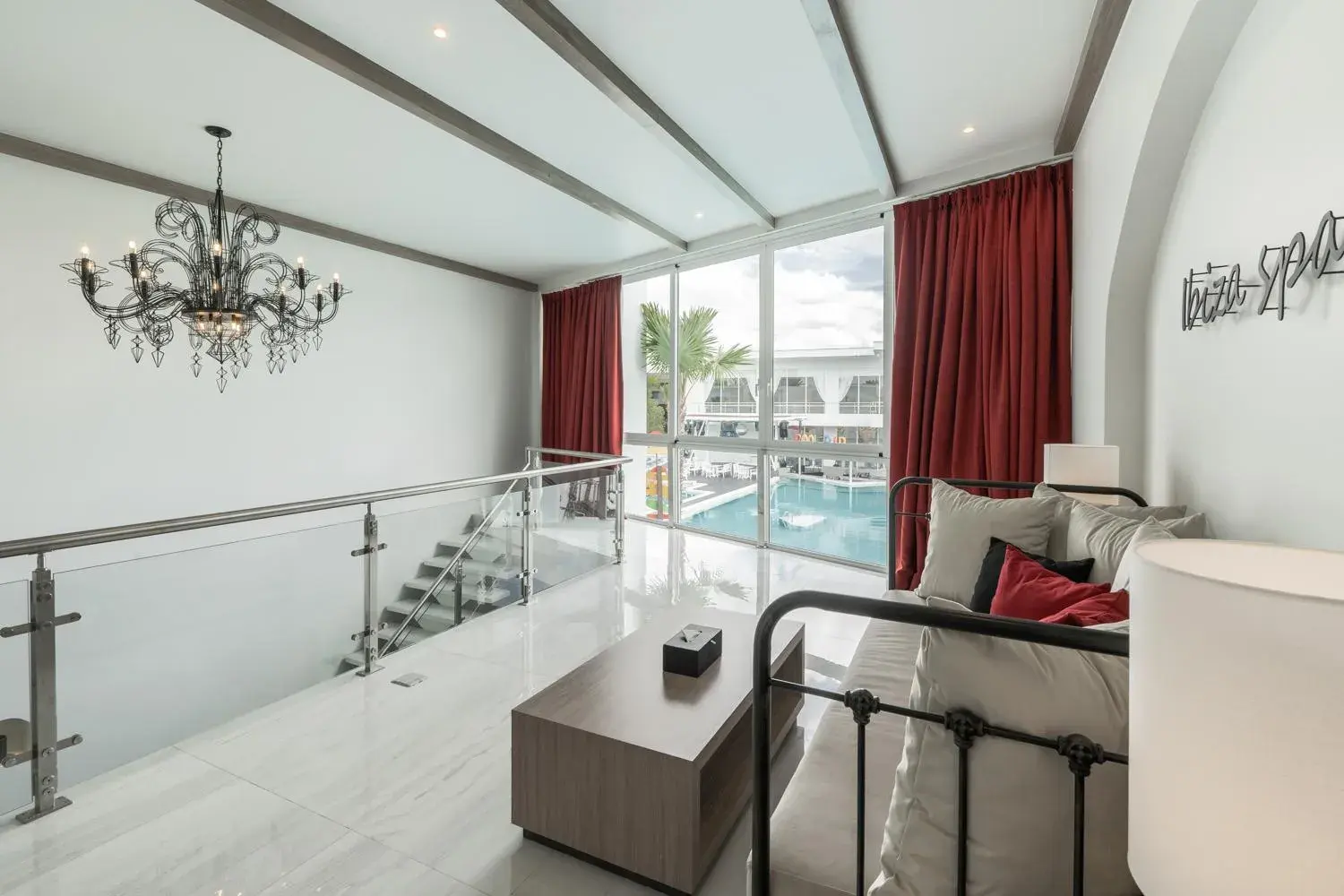 Living room in The Gems Mining Pool Villas Pattaya Living room in The Gems Mining Pool Villas Pattaya