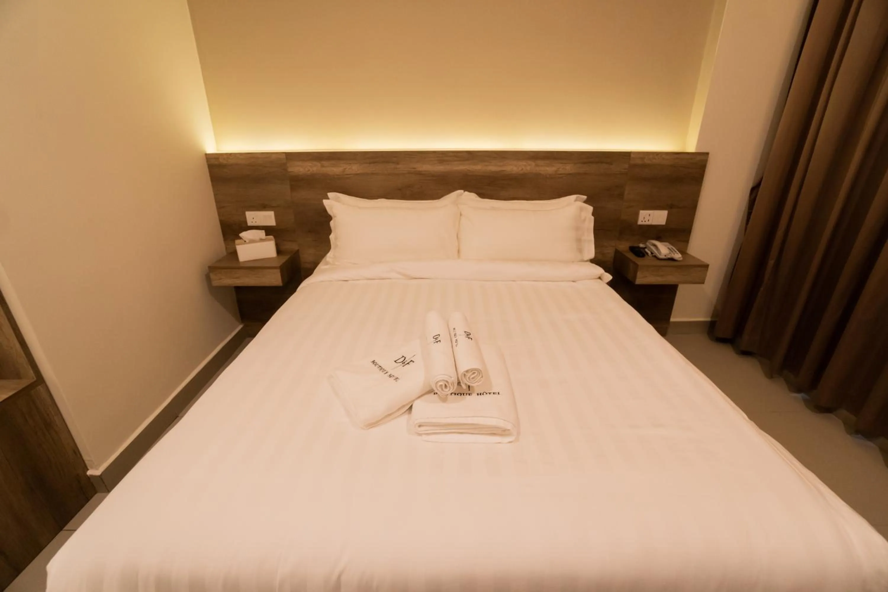 Bed in D&F BOUTIQUE HOTEL SEREMBAN 2