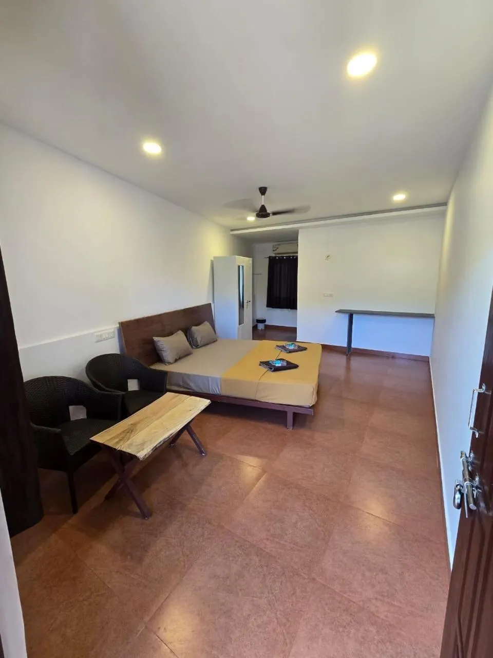 Bed in Arthigamya Spa & Resort