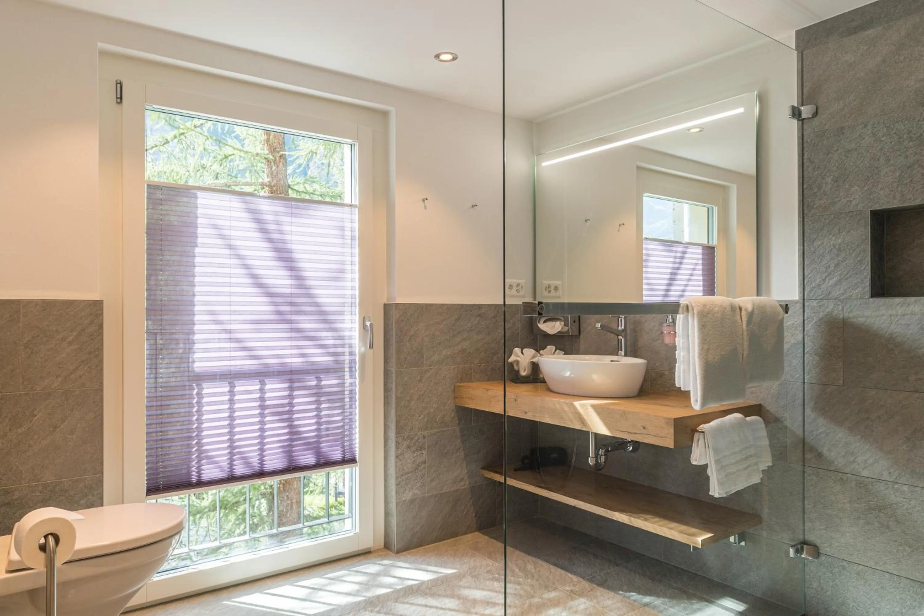 Shower in Hotel Bella Vista Zermatt