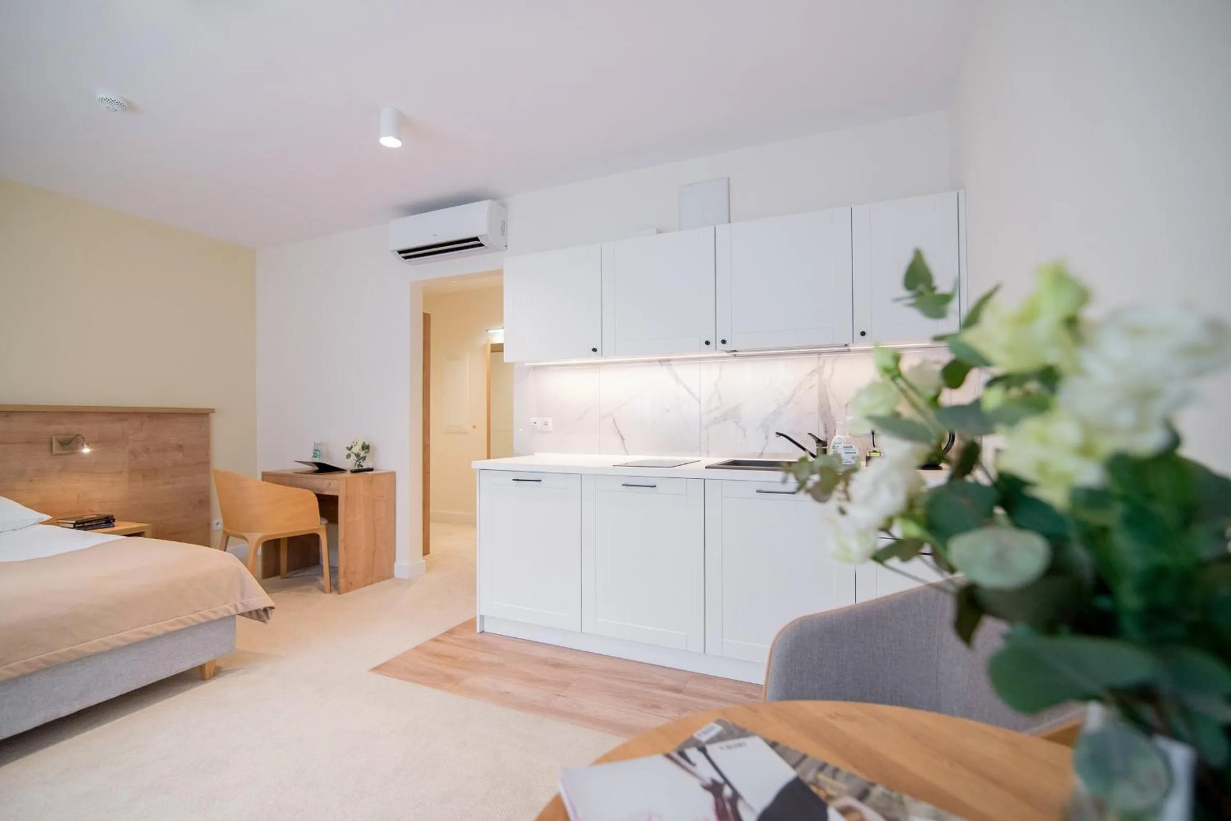 Bed in W Sercu Krakowa Aparthotel