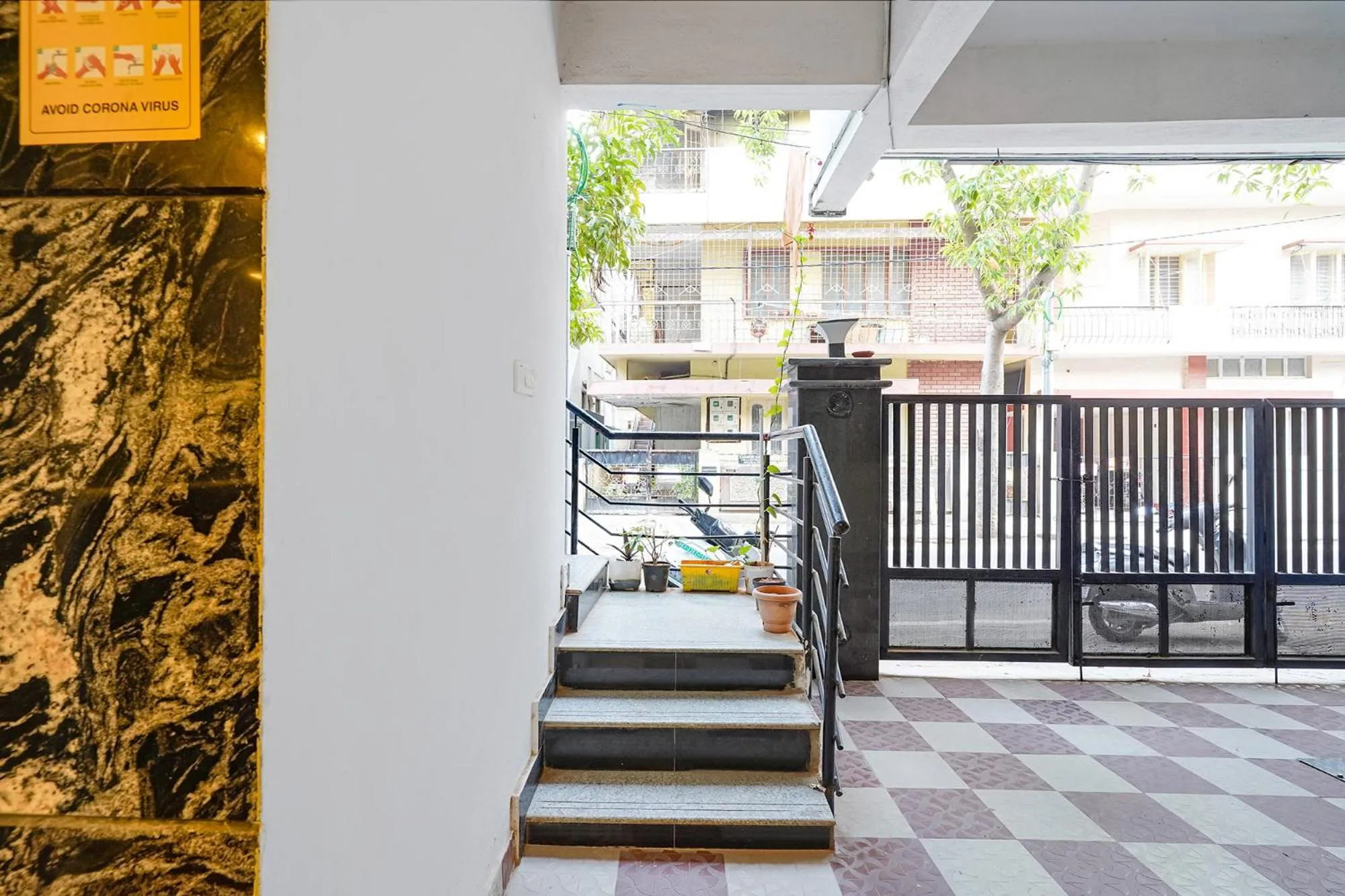 Facade/entrance in FabHotel Kings Suites Banaswadi