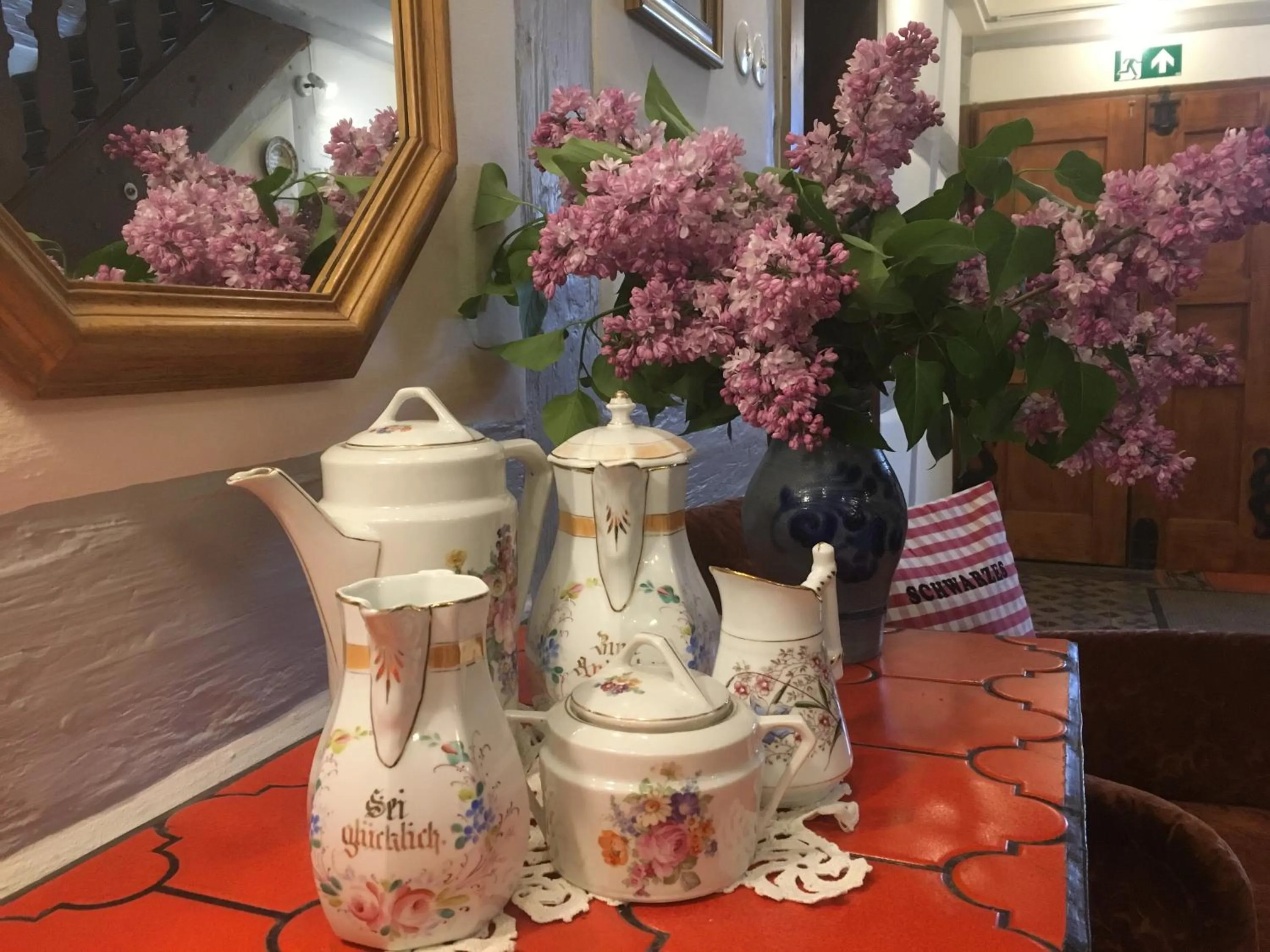 Lobby or reception in Landhotel Schwarzes Ross