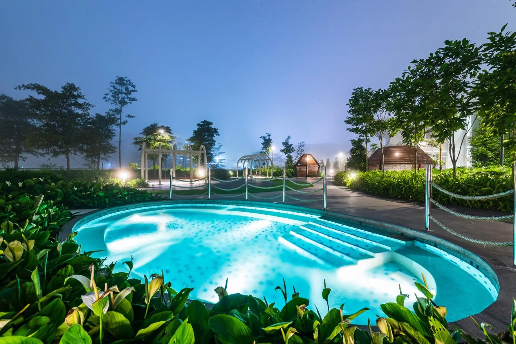 Pool view in Genting Premium Suite Windmill Upon Hills by JAz Home Suites