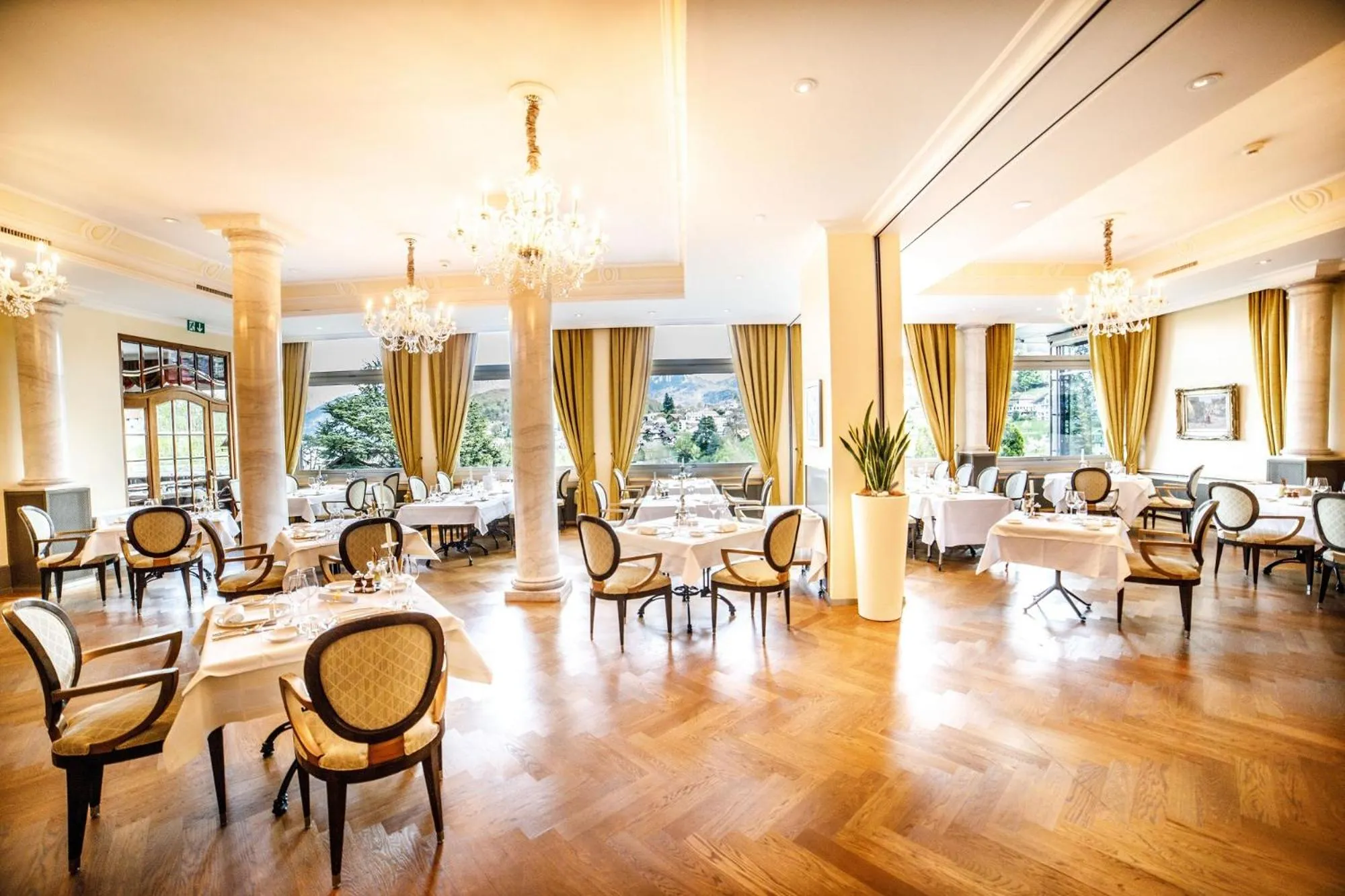 Restaurant/places to eat in Hotel Eden Spiez