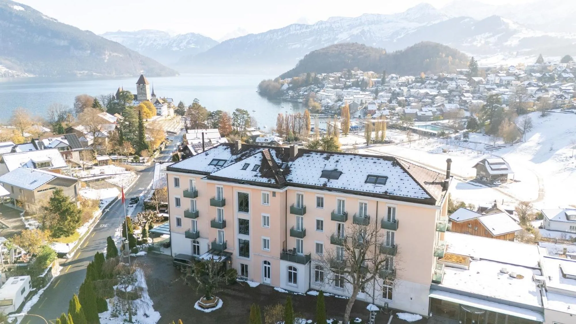 Property building in Hotel Eden Spiez