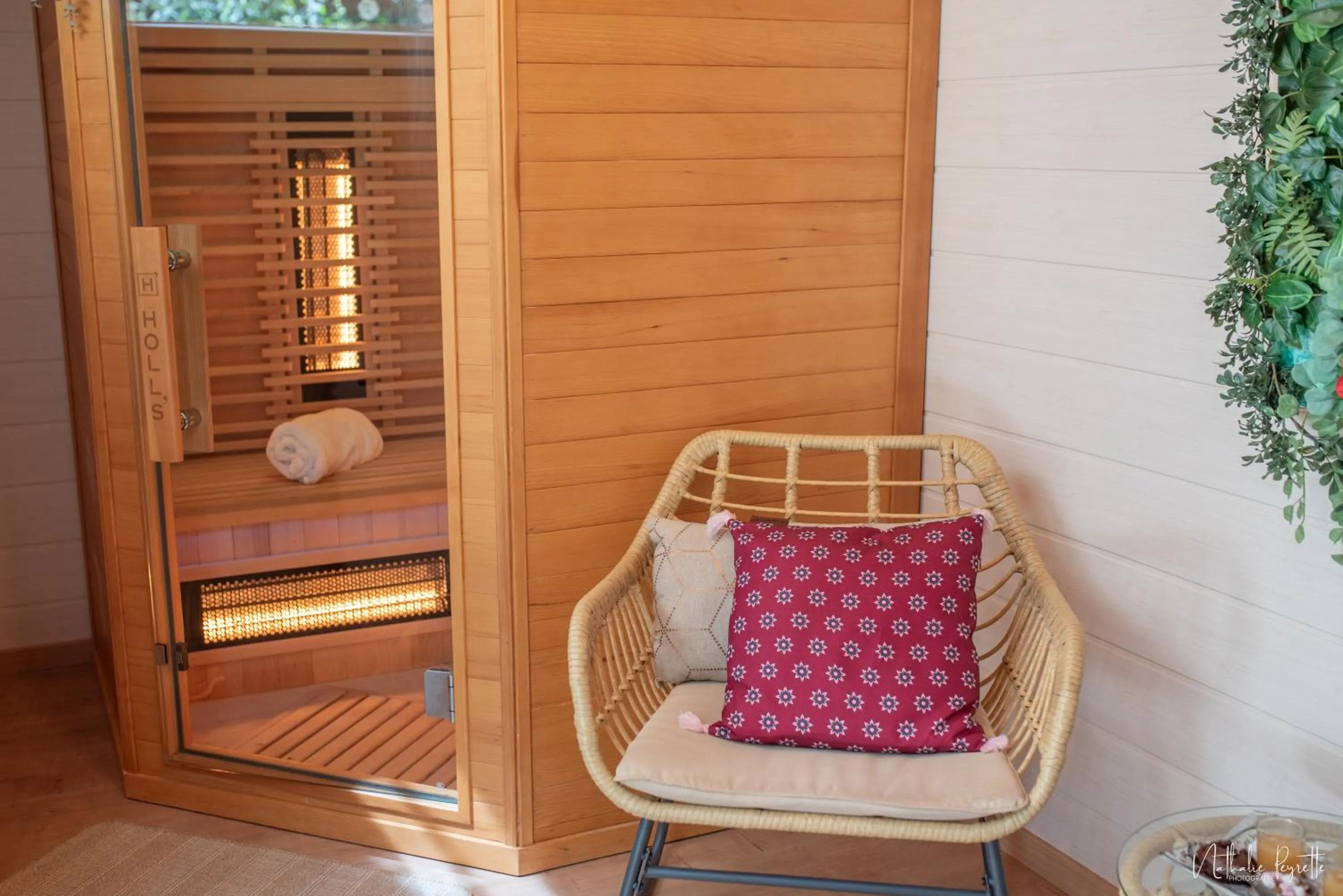Sauna in Le lodge sur pilotis