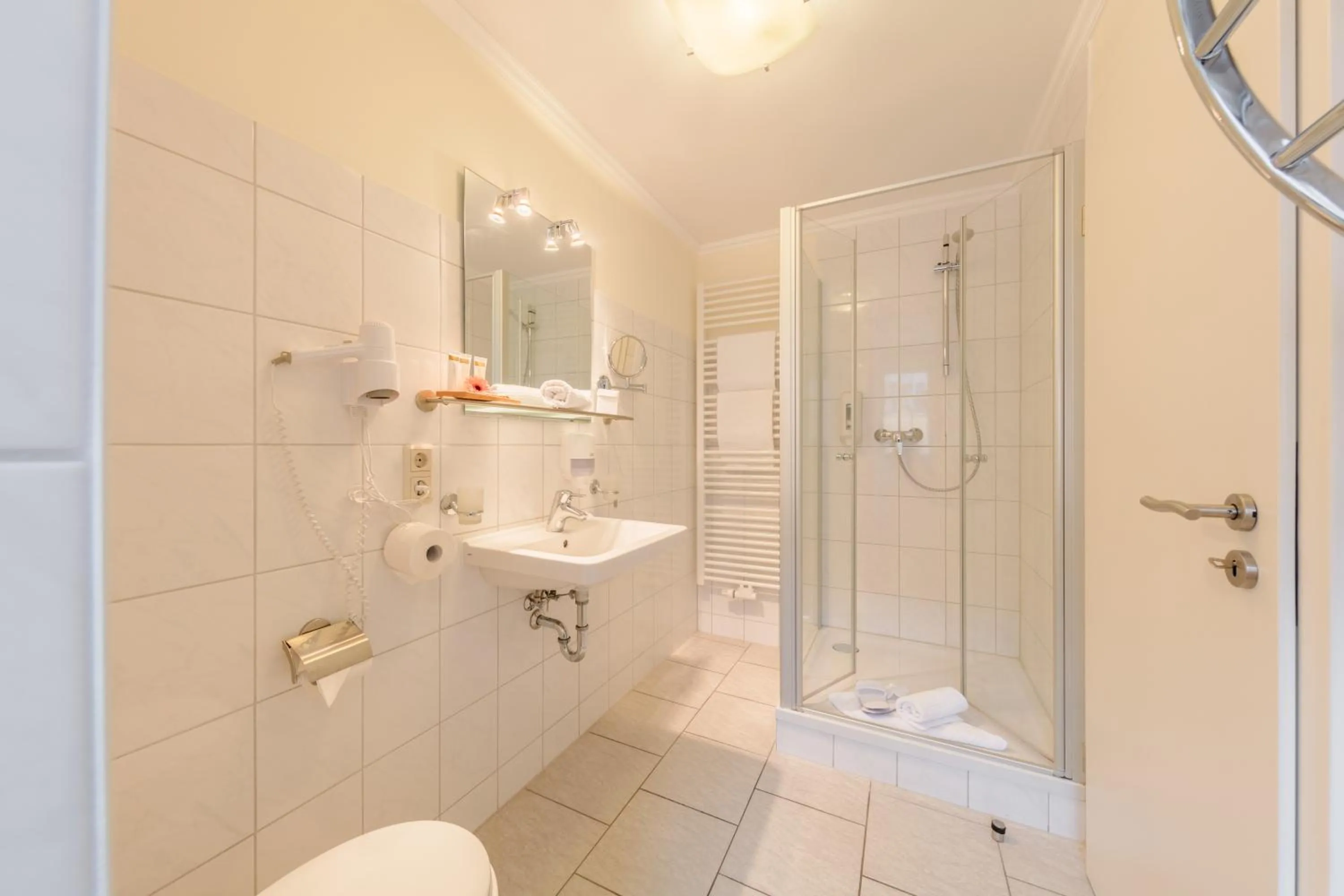 Shower in Hotel Mühlhäuser Hof