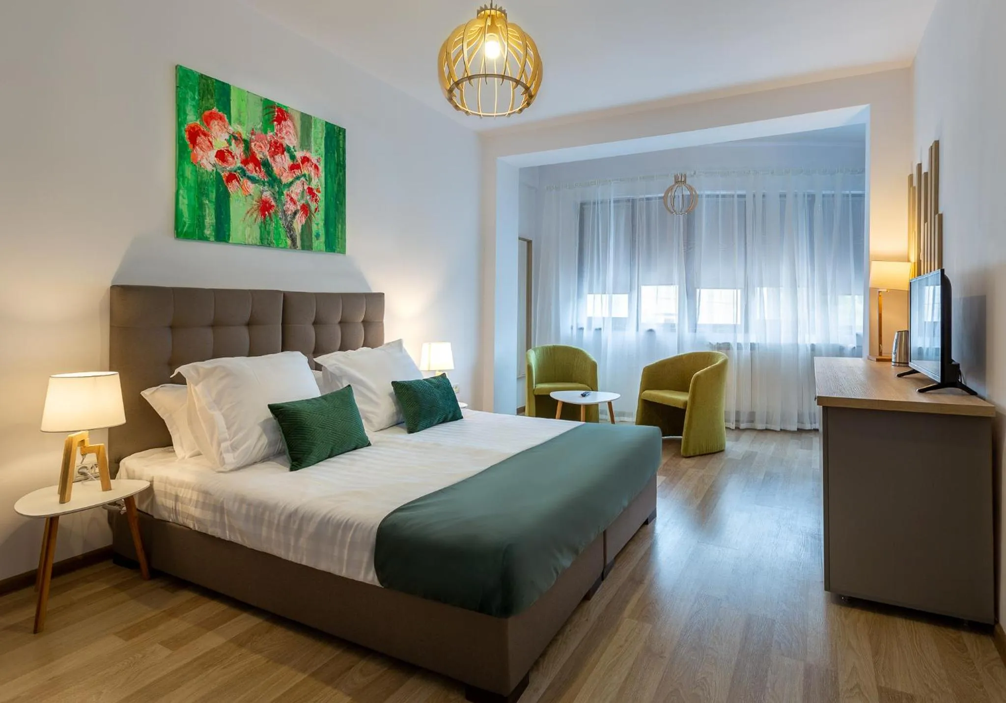 Bed in Lagom Hotel