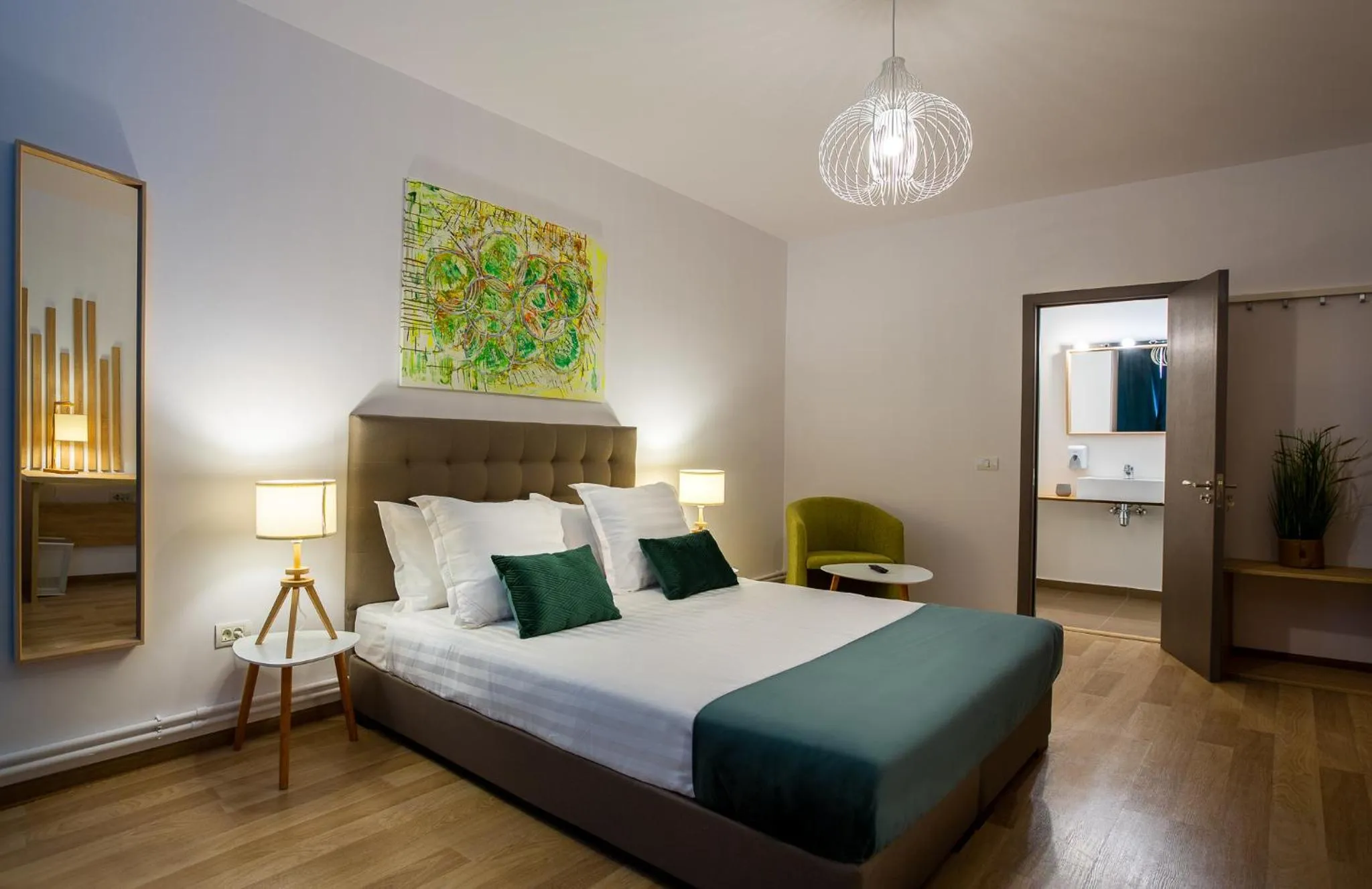Bed in Lagom Hotel