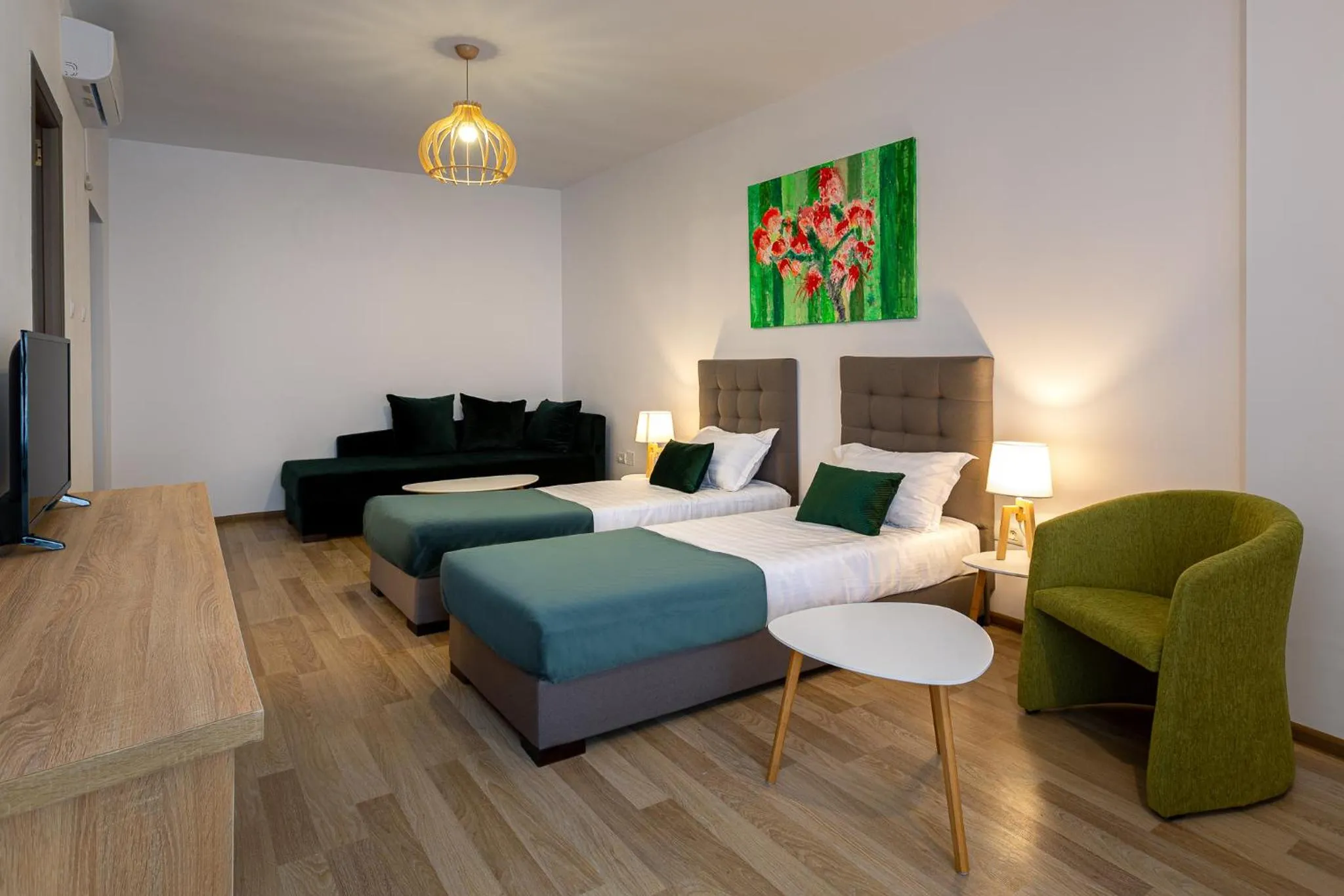Bed in Lagom Hotel