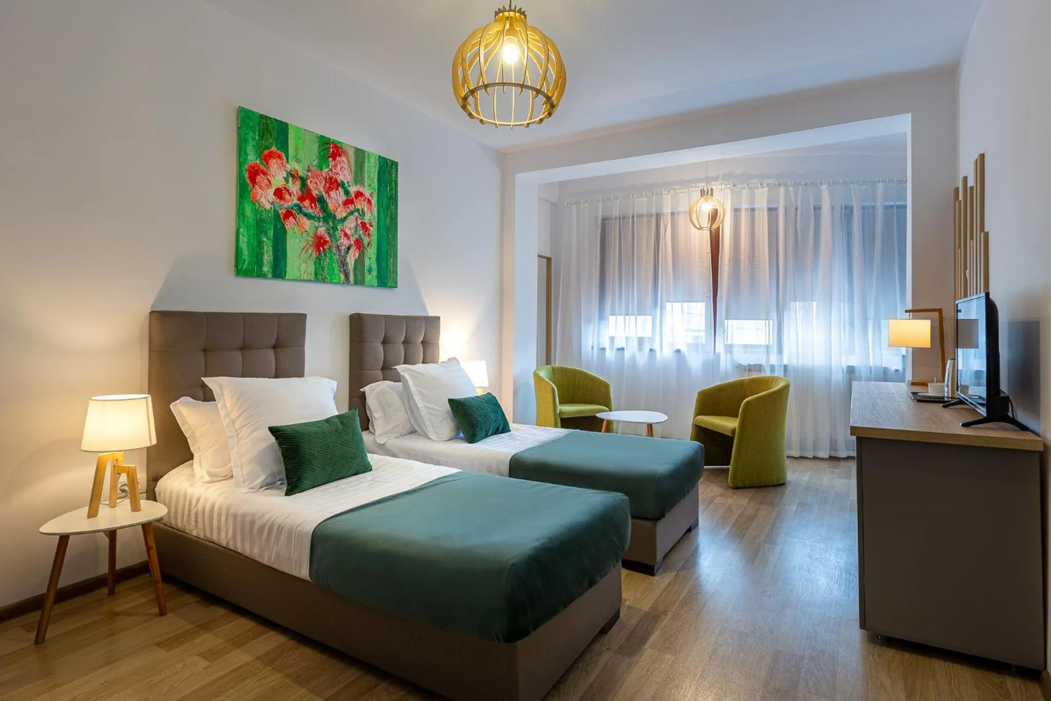 Bed in Lagom Hotel