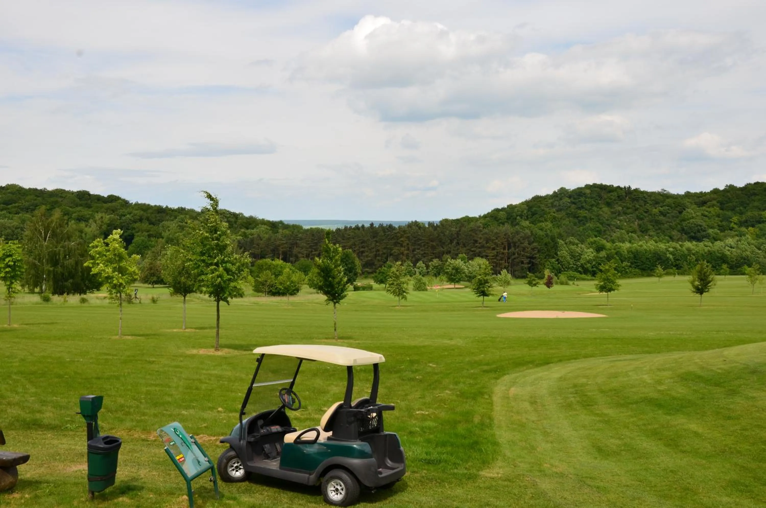Golfcourse in Hotel Harsshof